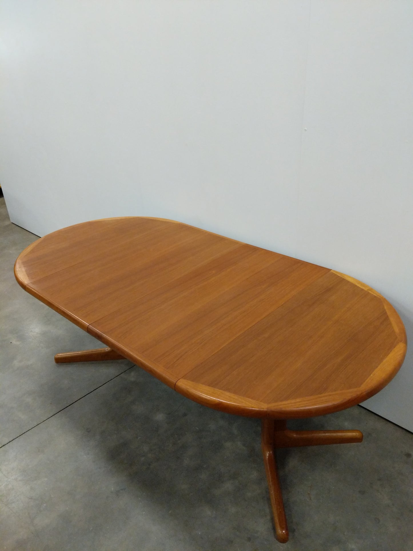 Vintage Mid Century Danish Modern Teak Extendable Dining Table