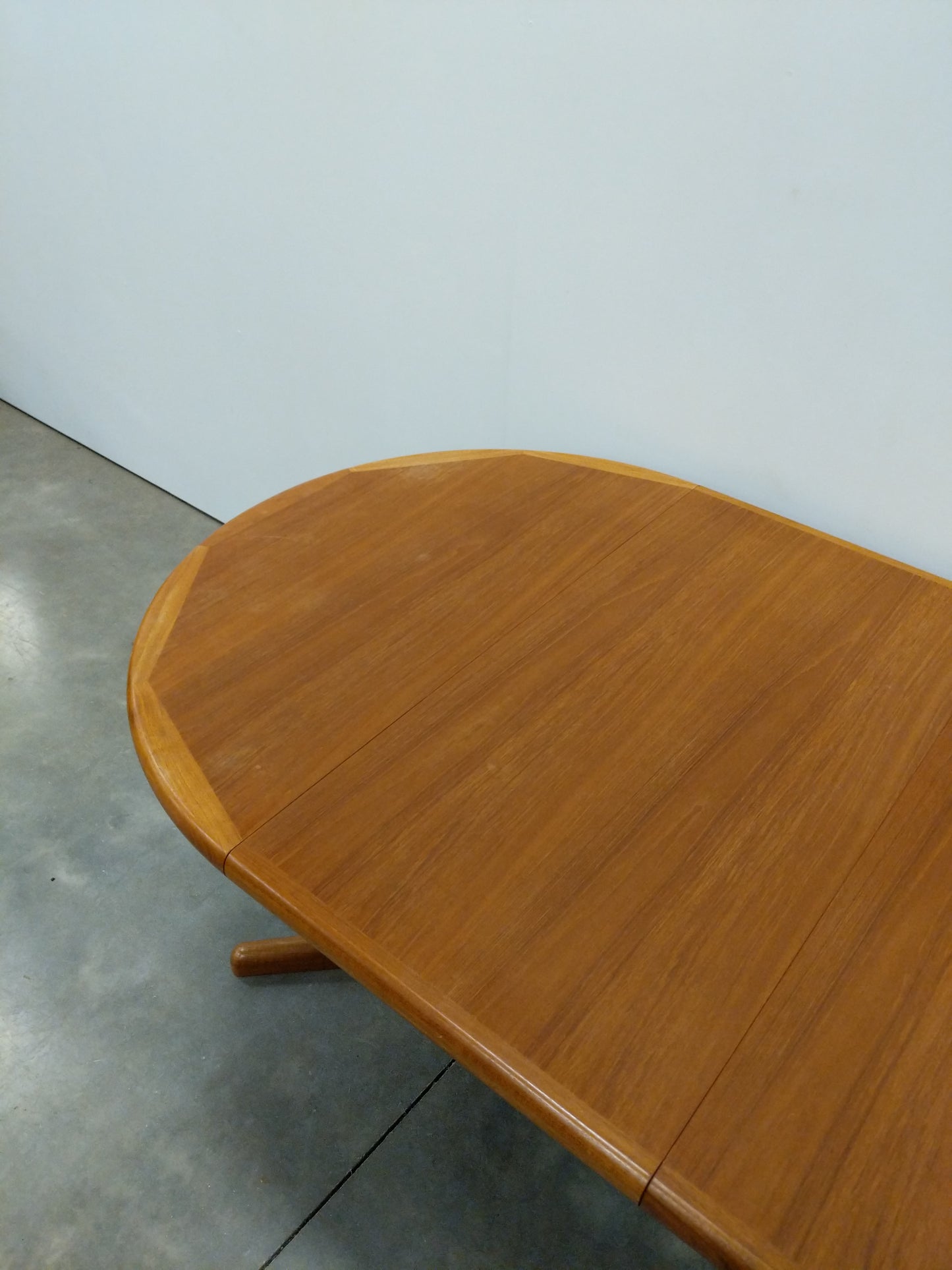 Vintage Mid Century Danish Modern Teak Extendable Dining Table