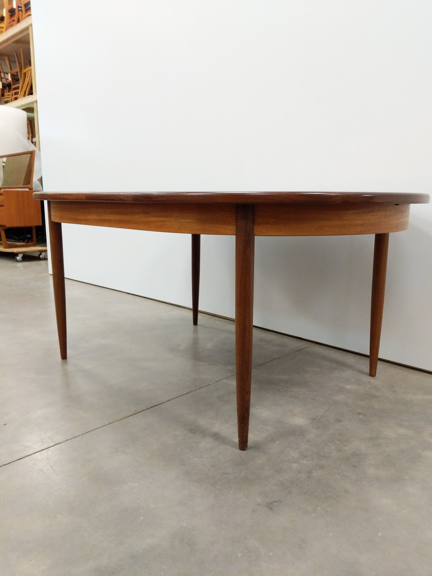 Vintage Mid Century Modern Teak Extendable Dining Table by G Plan