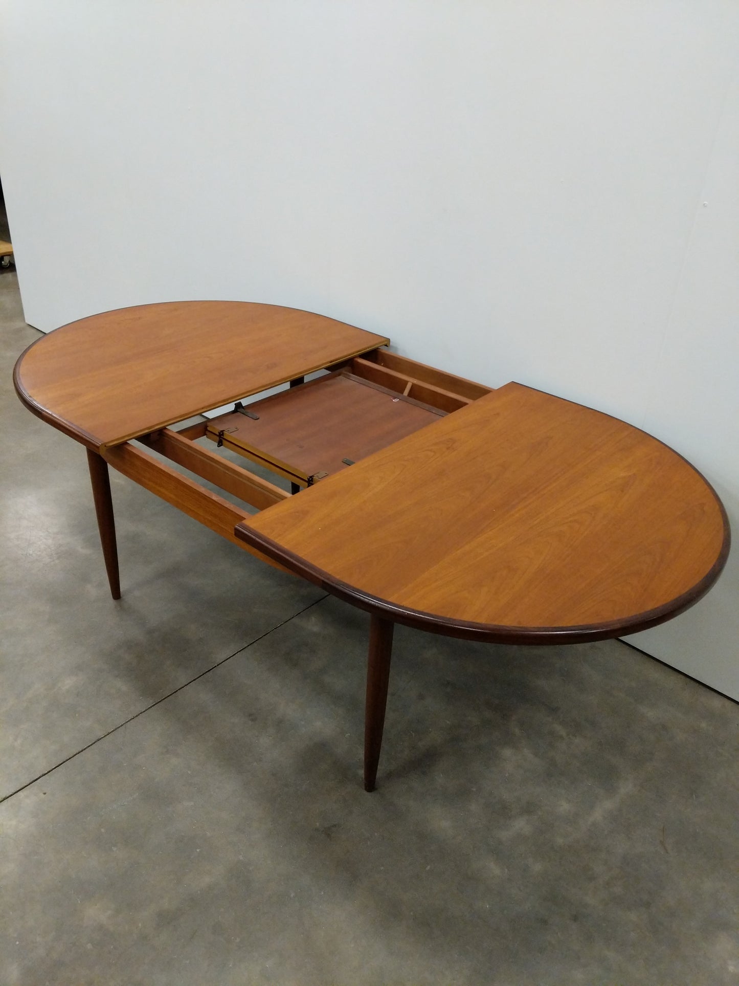 Vintage Mid Century Modern Teak Extendable Dining Table by G Plan