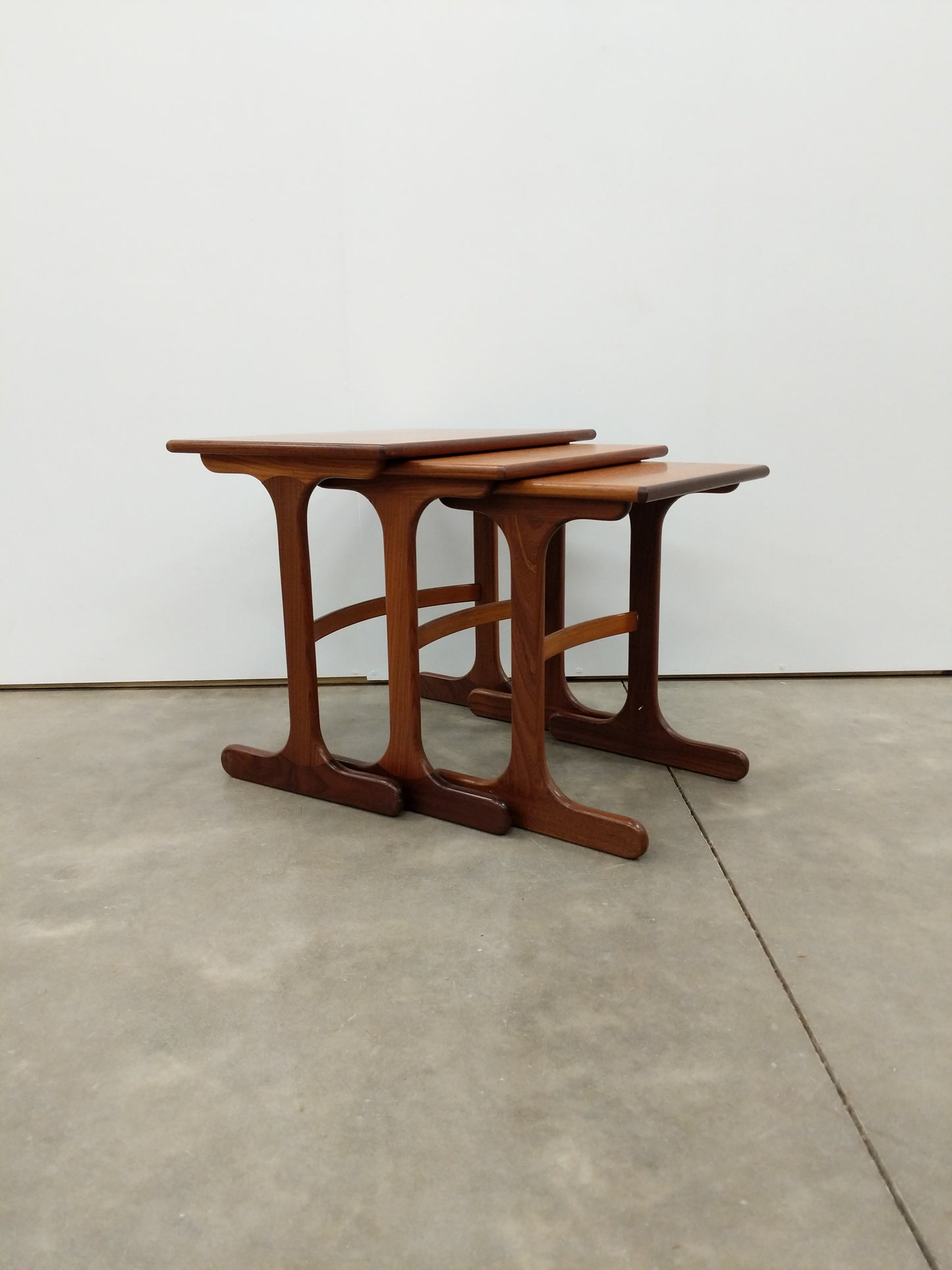 Set of Vintage Mid Century Modern Teak Nesting Tables by G Plan