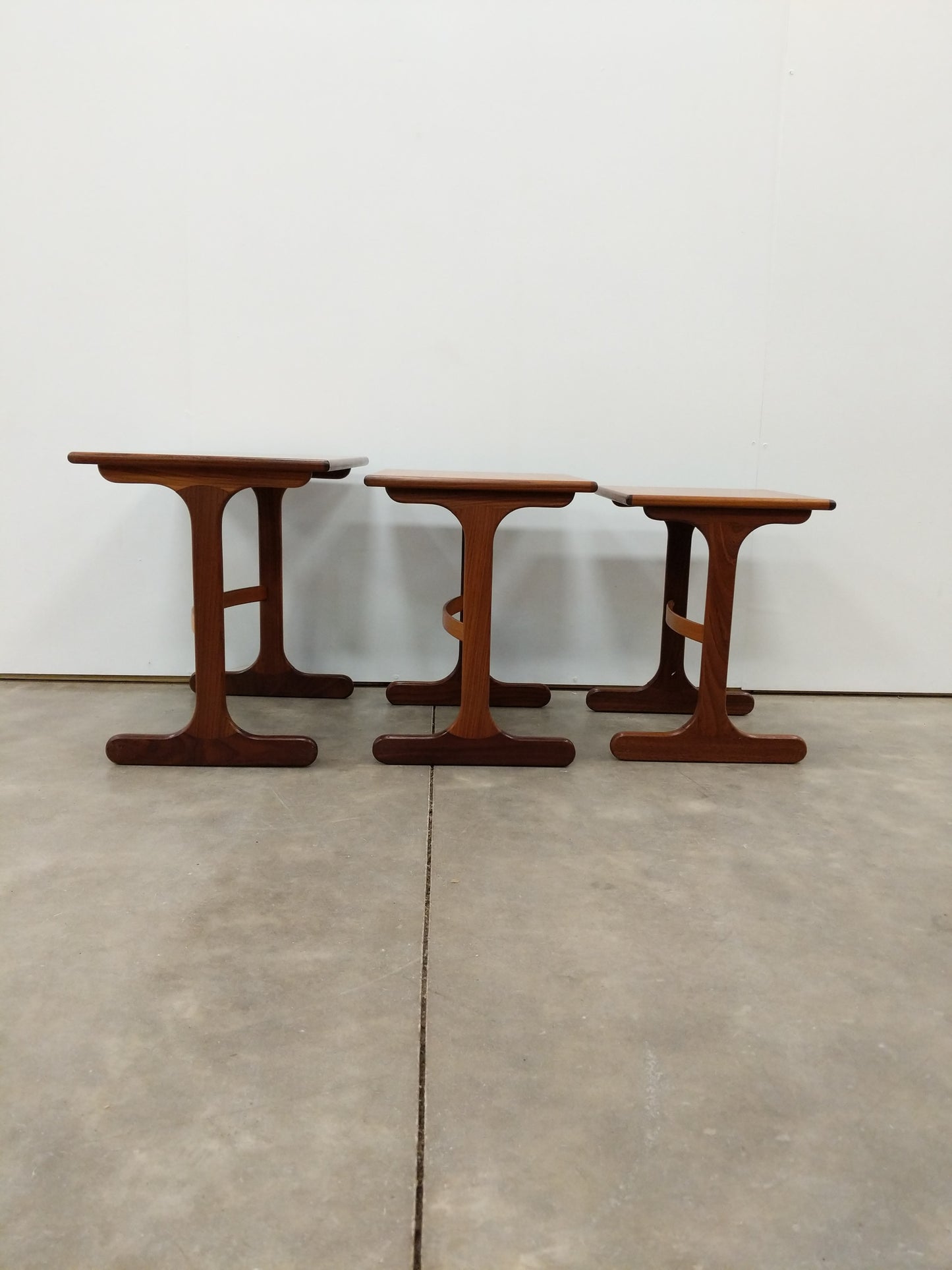 Set of Vintage Mid Century Modern Teak Nesting Tables by G Plan