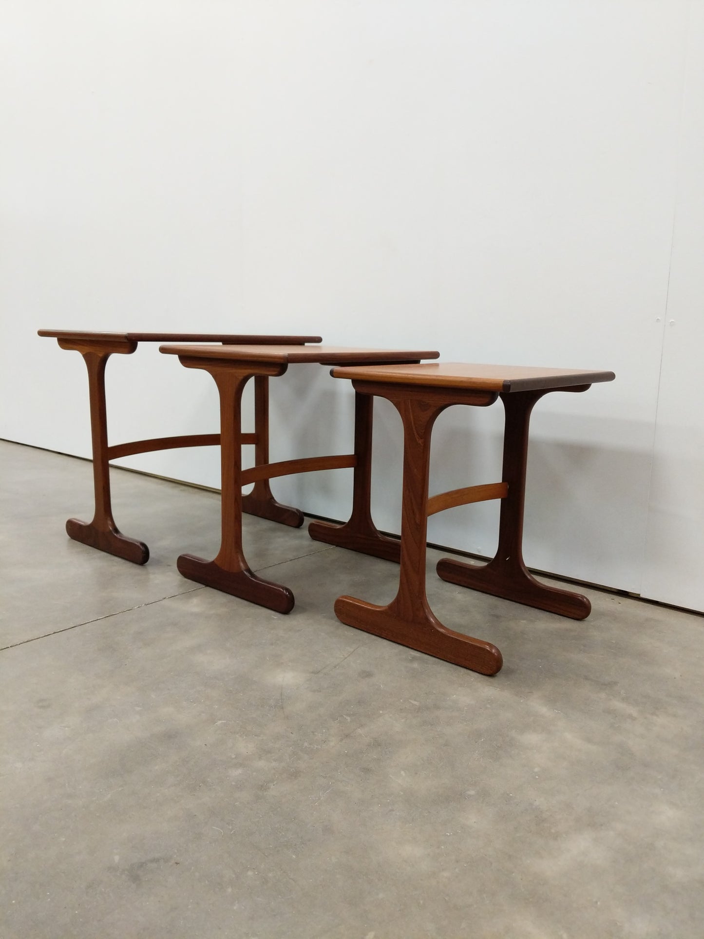 Set of Vintage Mid Century Modern Teak Nesting Tables by G Plan