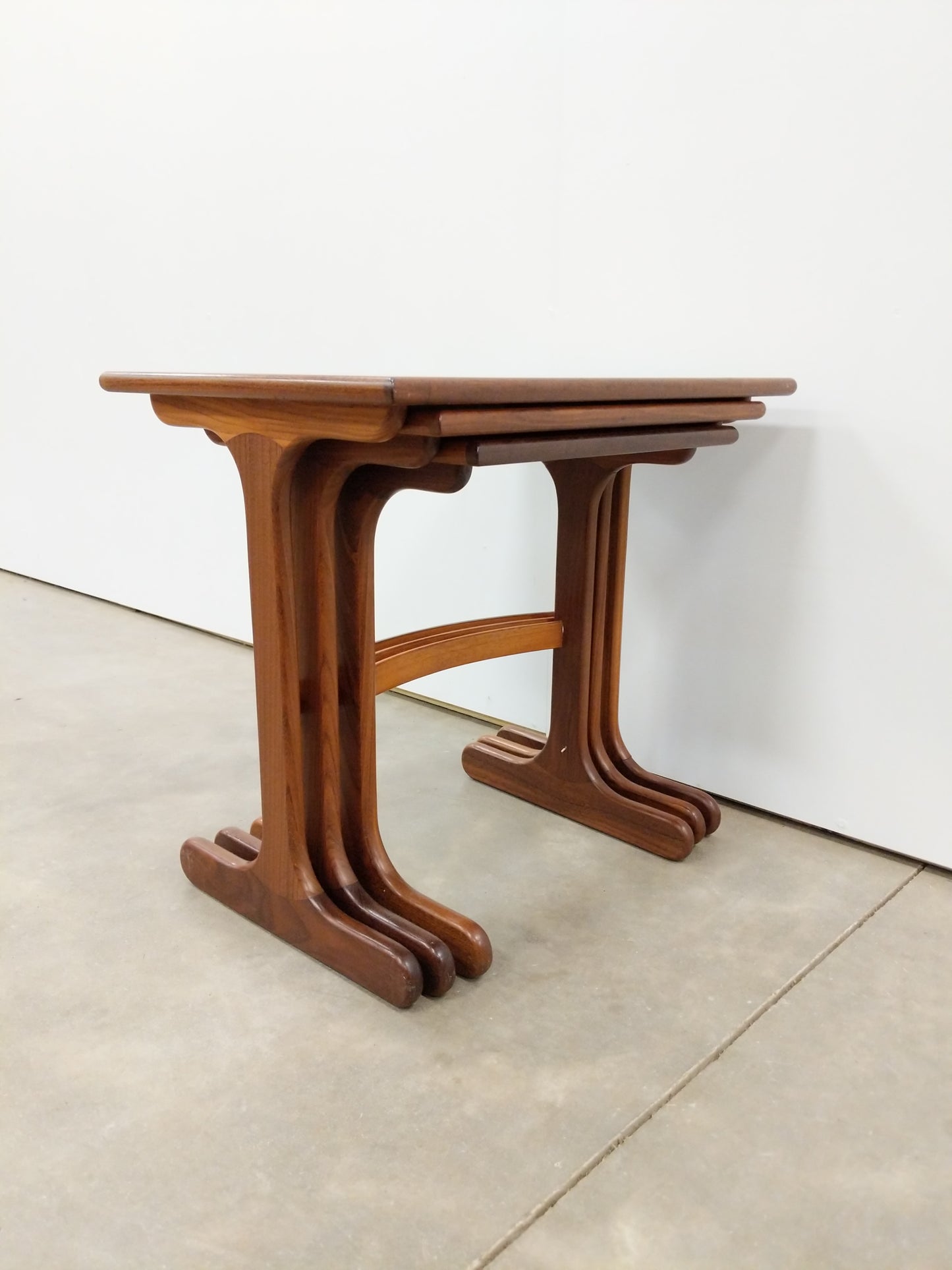 Set of Vintage Mid Century Modern Teak Nesting Tables by G Plan