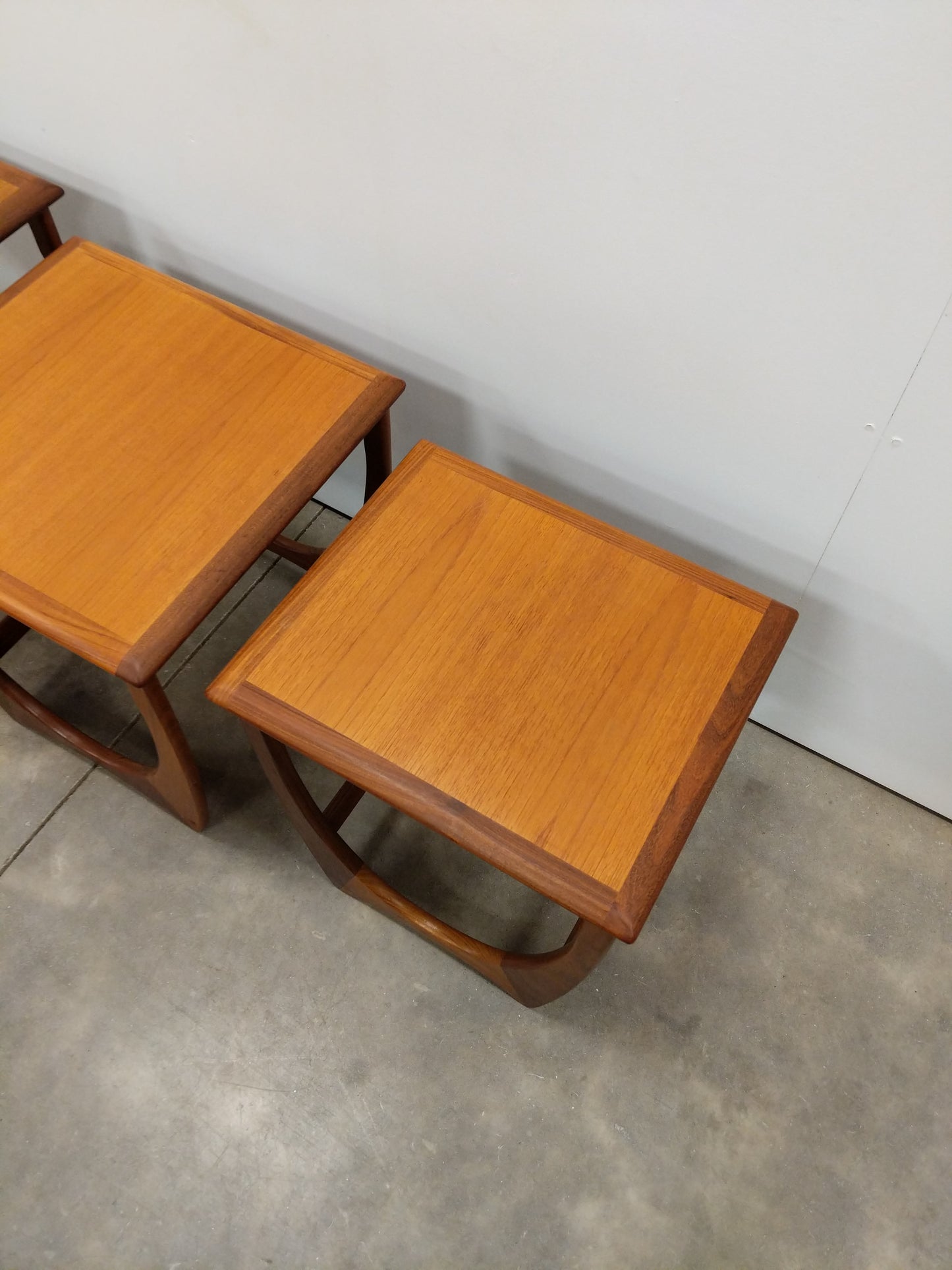 Set of Vintage Mid Century Modern Teak Nesting Tables by G Plan