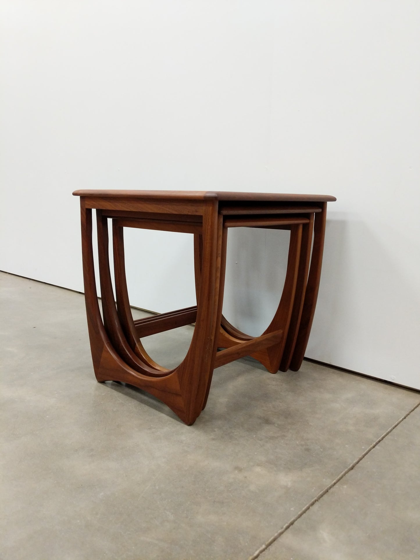 Set of Vintage Mid Century Modern Teak Nesting Tables by G Plan