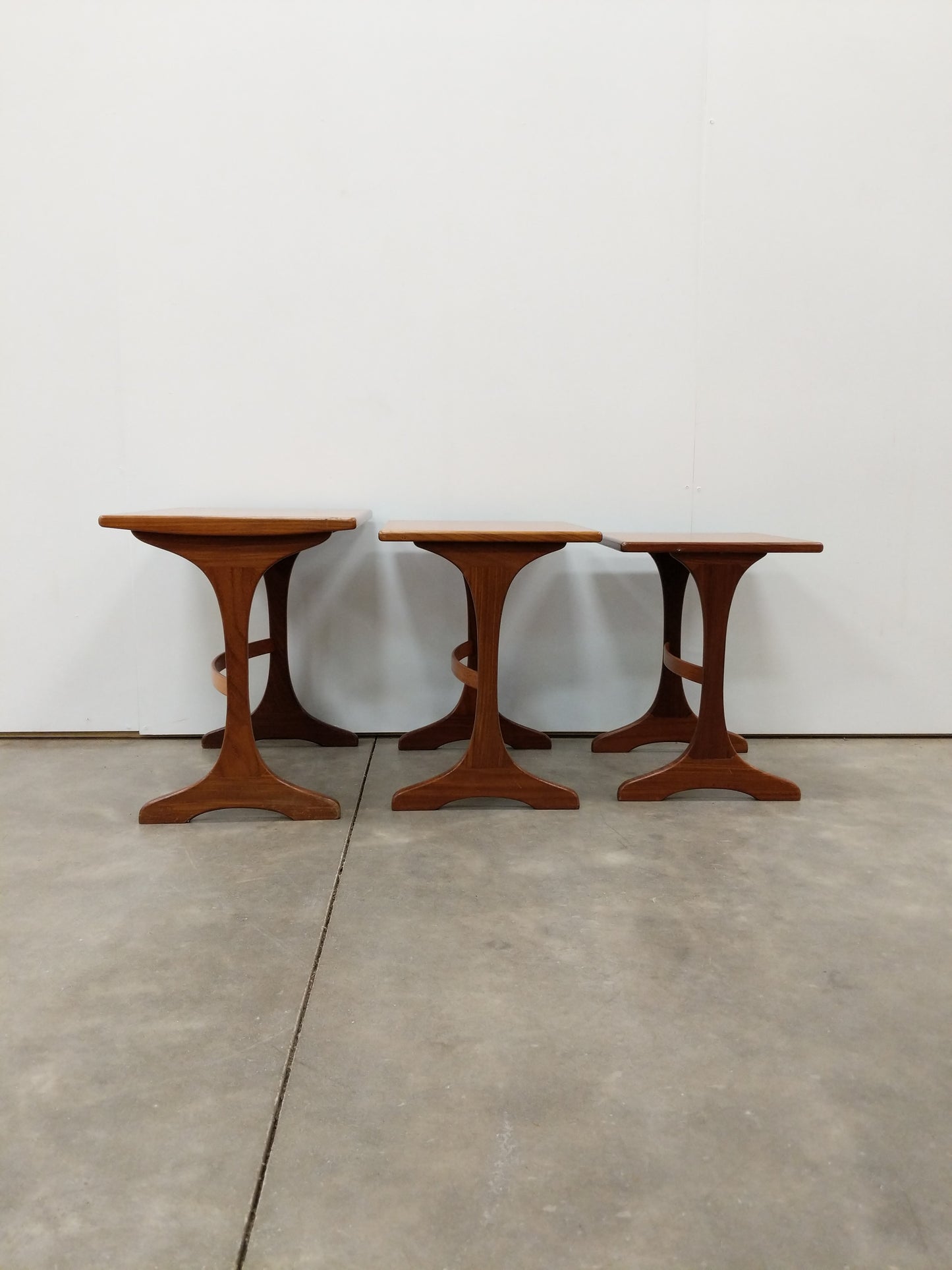 Set of Vintage Mid Century Modern Teak Nesting Tables by G Plan