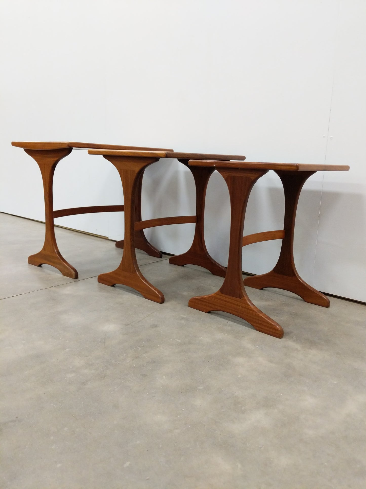 Set of Vintage Mid Century Modern Teak Nesting Tables by G Plan