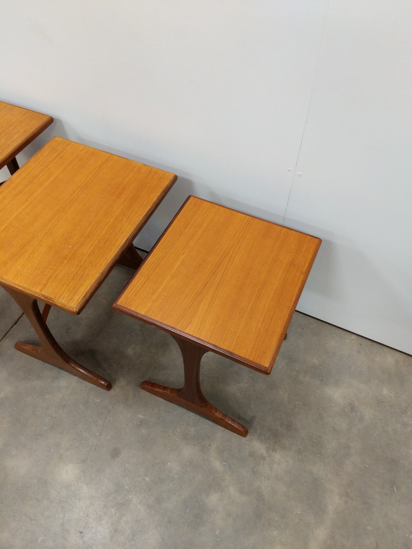Set of Vintage Mid Century Modern Teak Nesting Tables by G Plan