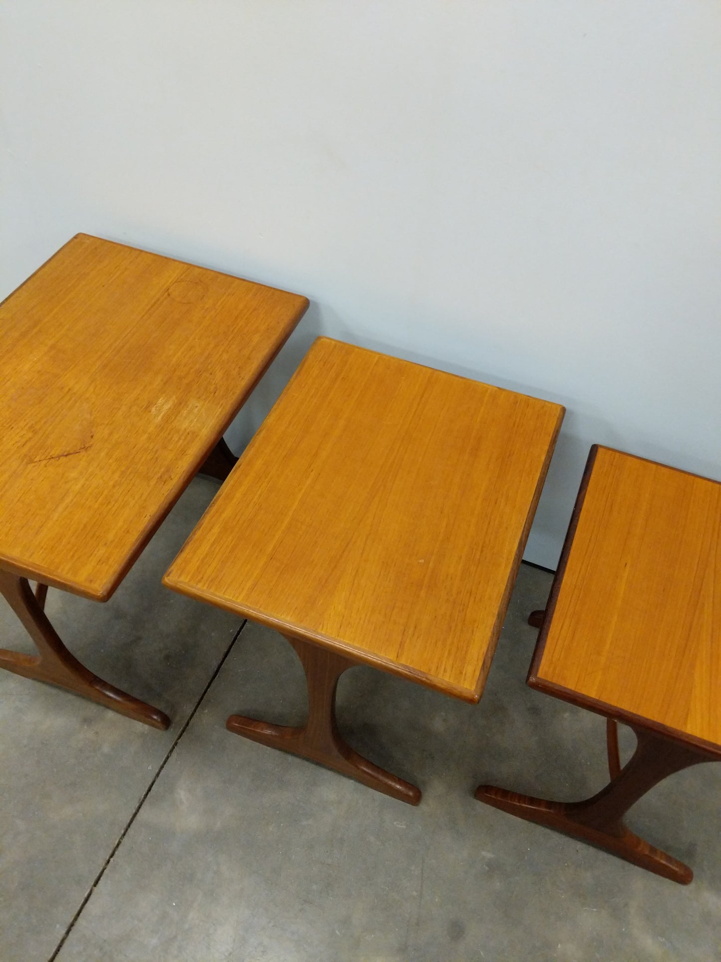Set of Vintage Mid Century Modern Teak Nesting Tables by G Plan