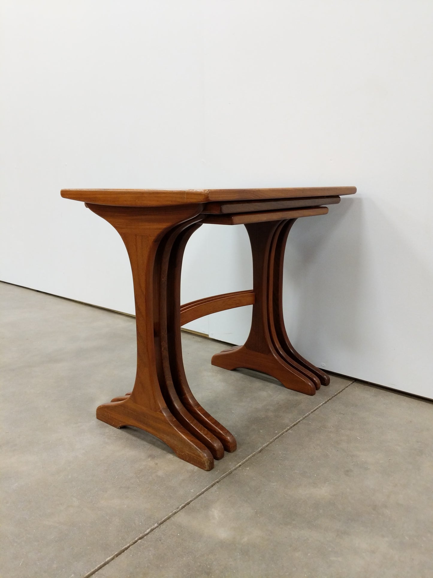Set of Vintage Mid Century Modern Teak Nesting Tables by G Plan