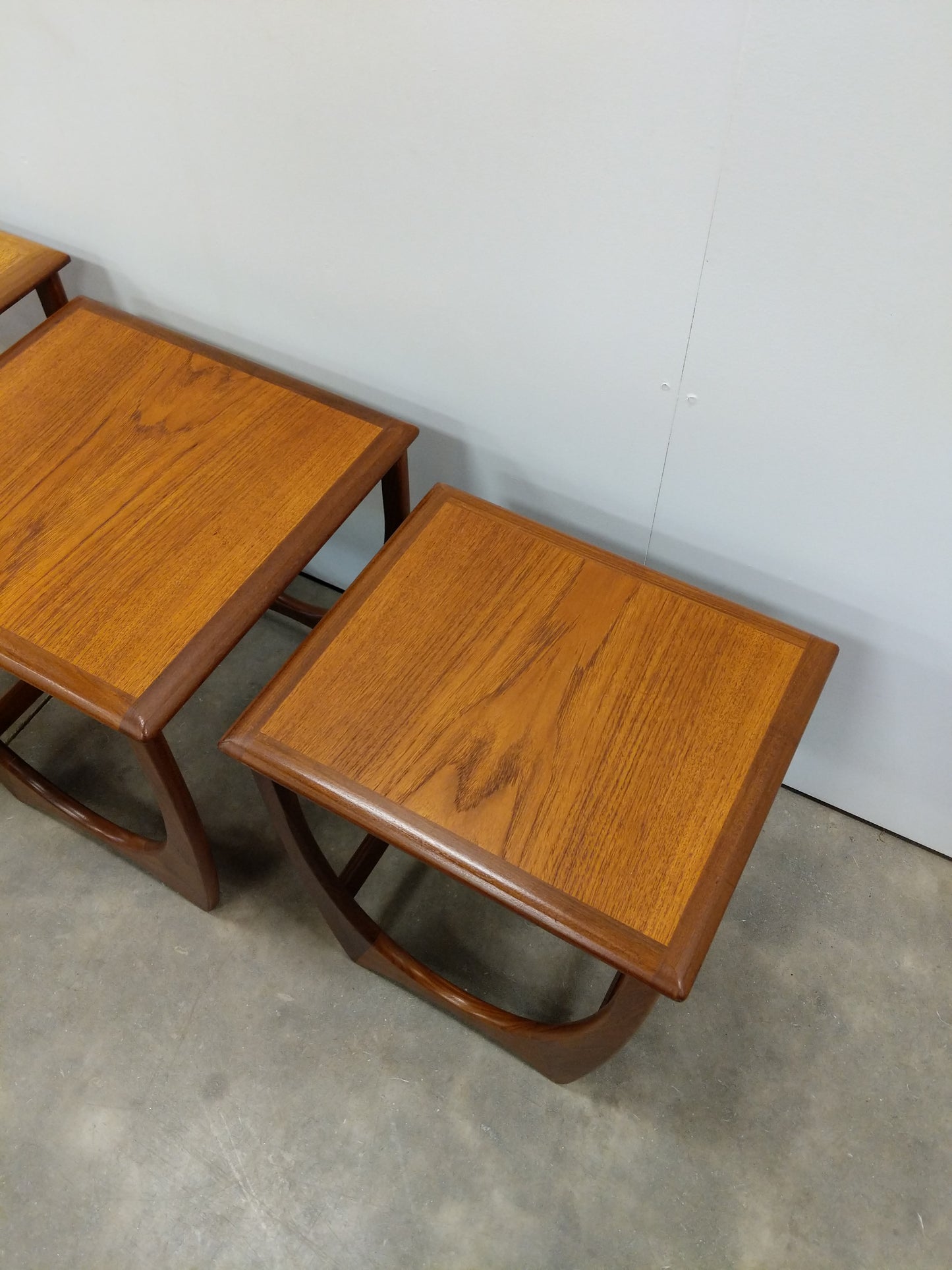 Set of Vintage Mid Century Modern Teak Nesting Tables by G Plan