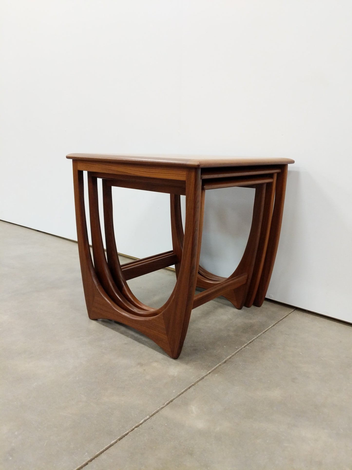 Set of Vintage Mid Century Modern Teak Nesting Tables by G Plan
