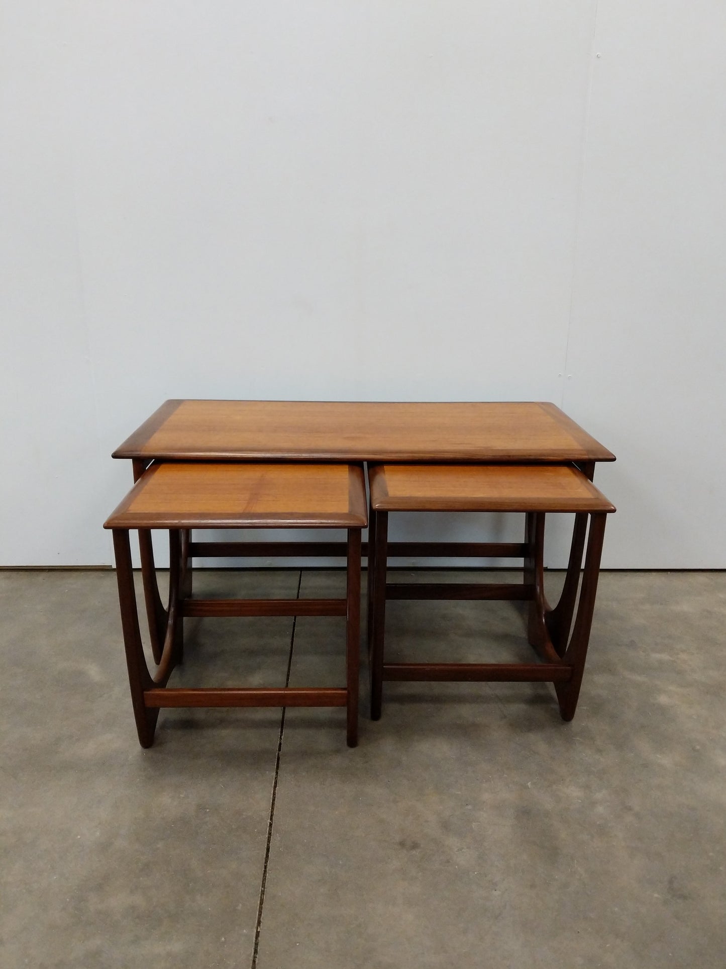 Set of Vintage Mid Century Modern Teak Nesting Tables / Coffee Table by G Plan