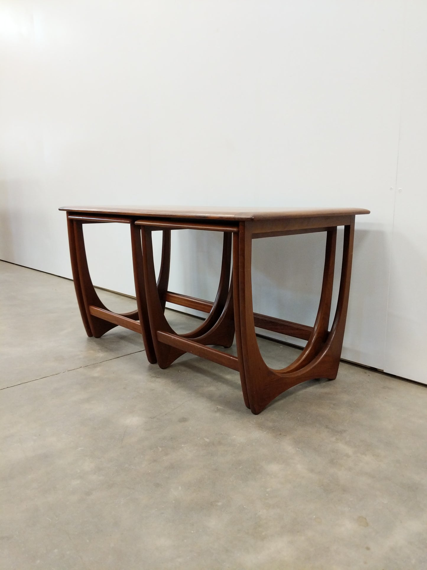 Set of Vintage Mid Century Modern Teak Nesting Tables / Coffee Table by G Plan