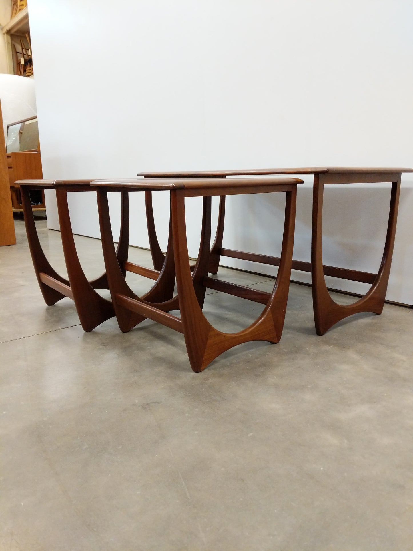 Set of Vintage Mid Century Modern Teak Nesting Tables / Coffee Table by G Plan