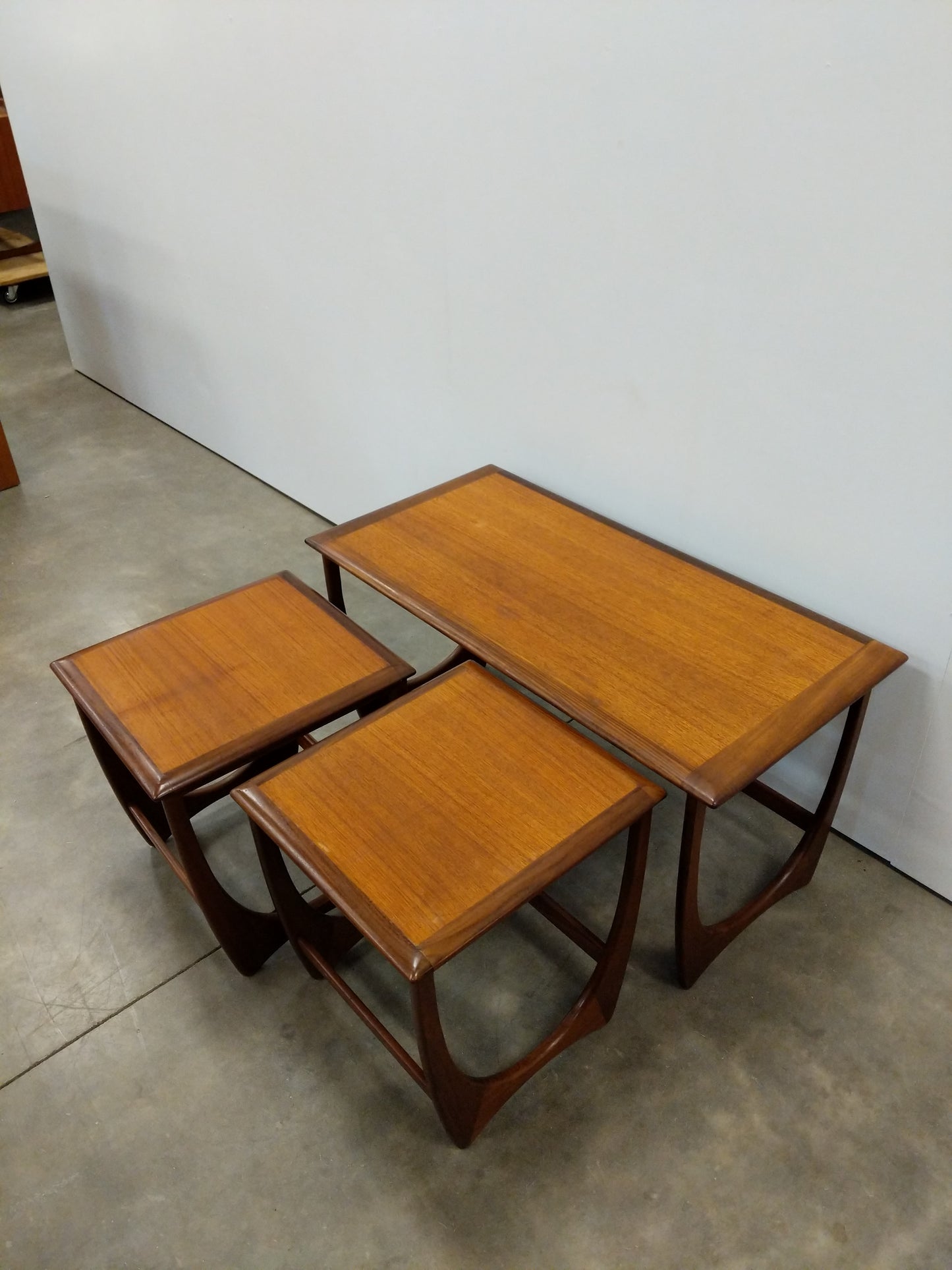 Set of Vintage Mid Century Modern Teak Nesting Tables / Coffee Table by G Plan