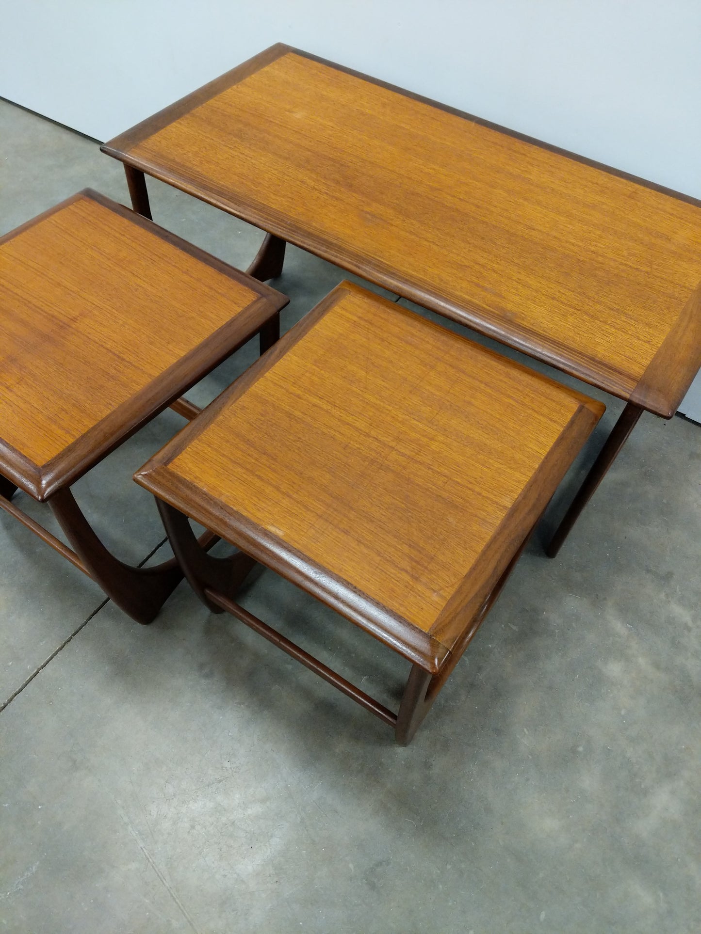 Set of Vintage Mid Century Modern Teak Nesting Tables / Coffee Table by G Plan