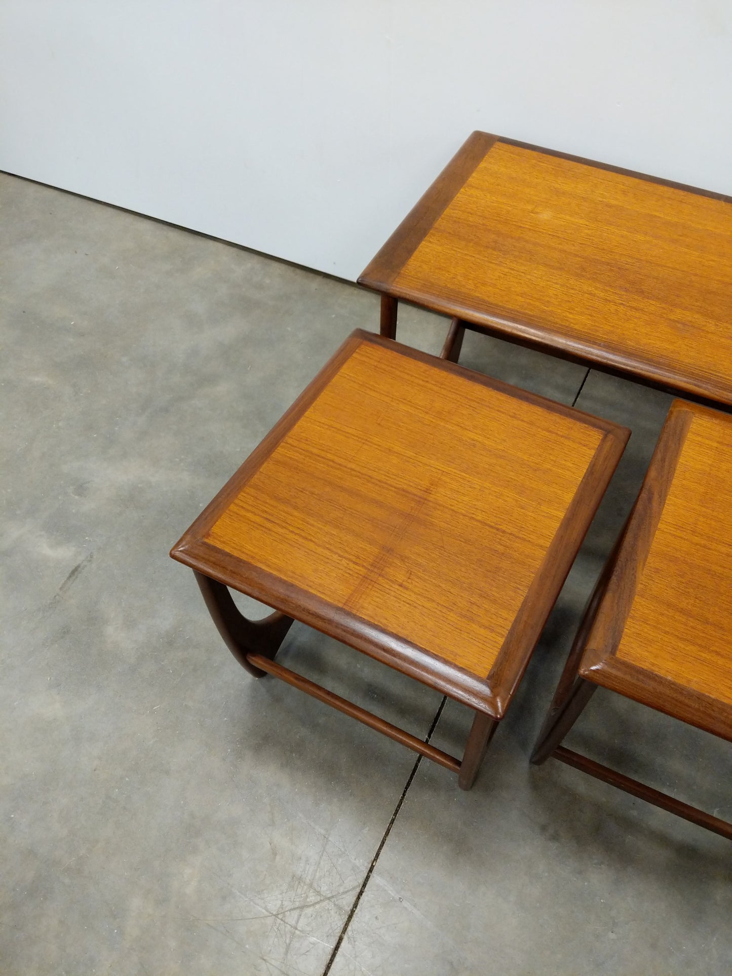 Set of Vintage Mid Century Modern Teak Nesting Tables / Coffee Table by G Plan