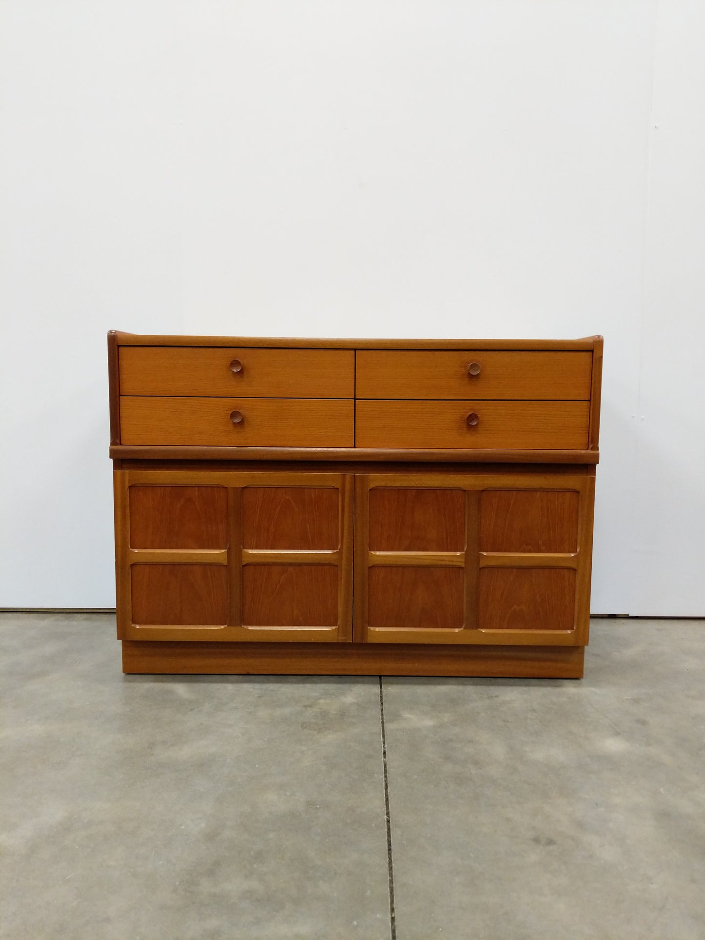 Vintage Mid Century Modern Teak Cabinet / Console by Nathan