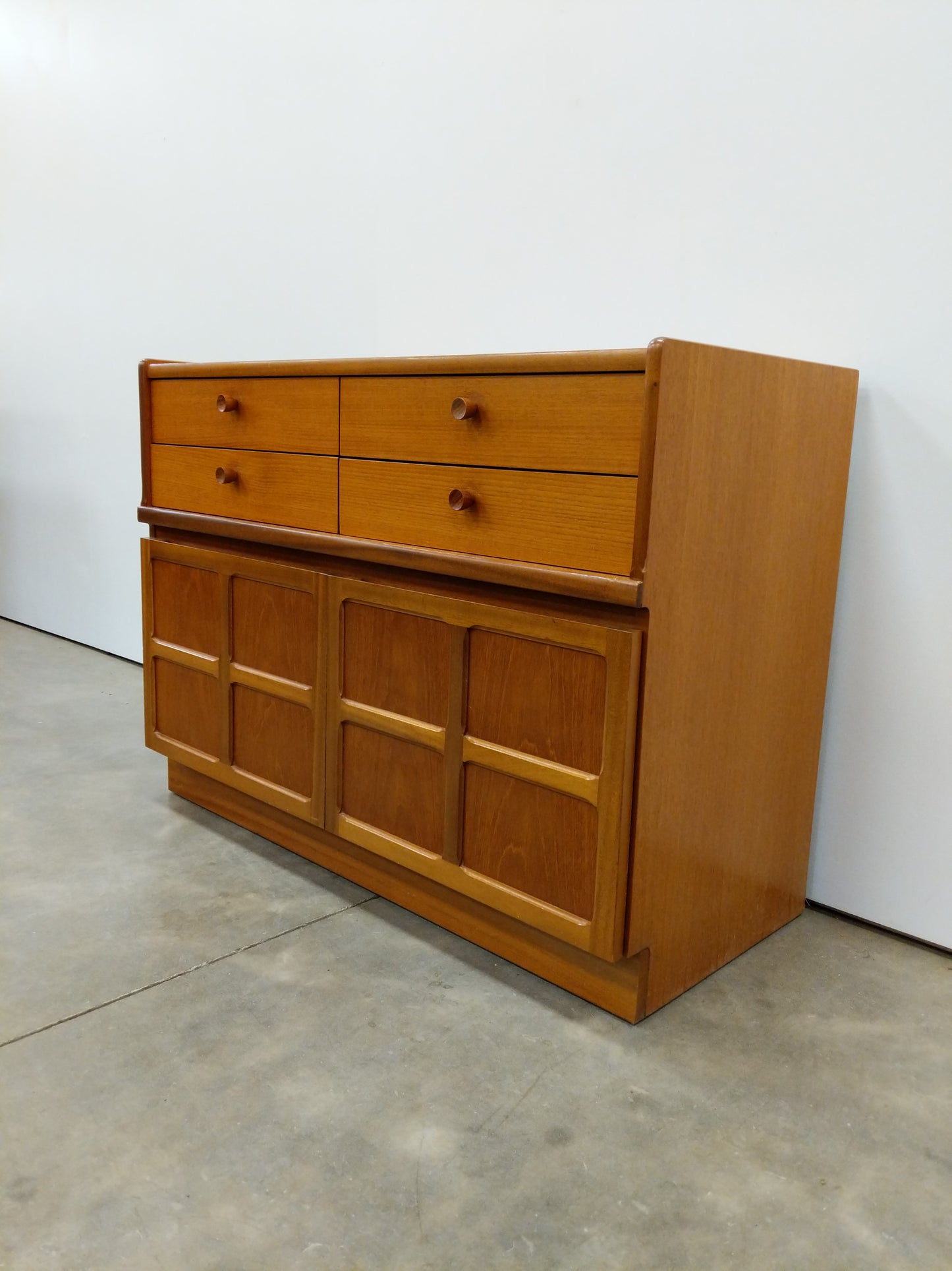 Vintage Mid Century Modern Teak Cabinet / Console by Nathan