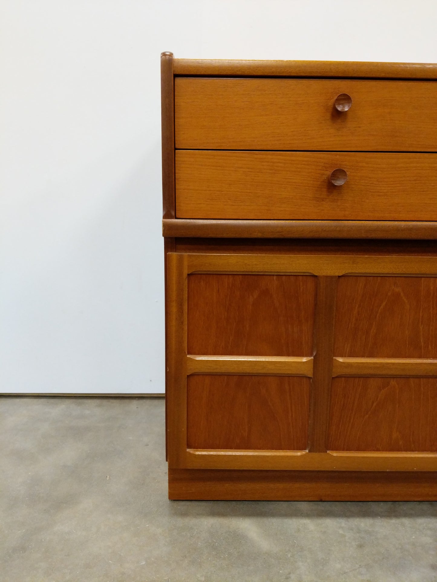 Vintage Mid Century Modern Teak Cabinet / Console by Nathan