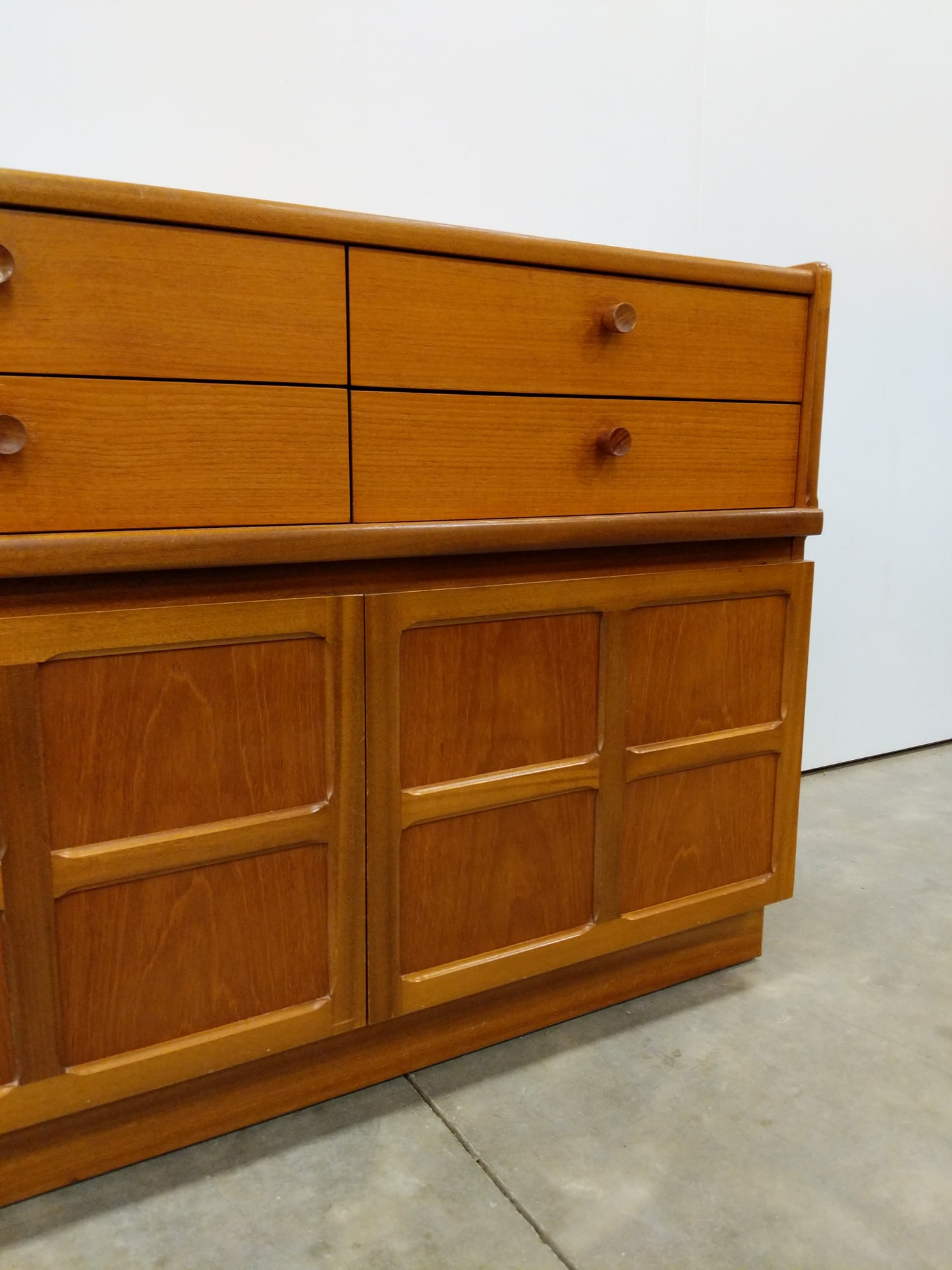 Vintage Mid Century Modern Teak Cabinet / Console by Nathan