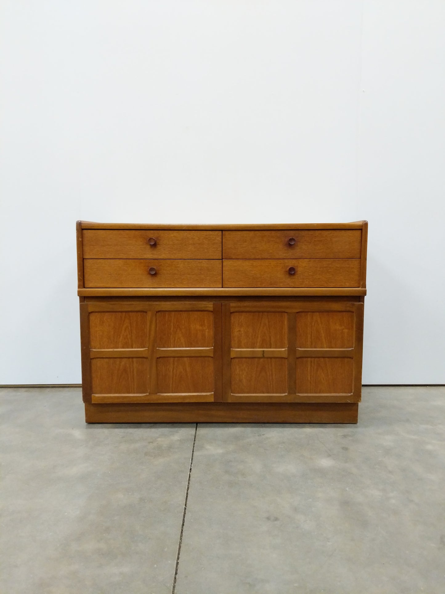 Vintage Mid Century Modern Teak Cabinet / Console by Nathan