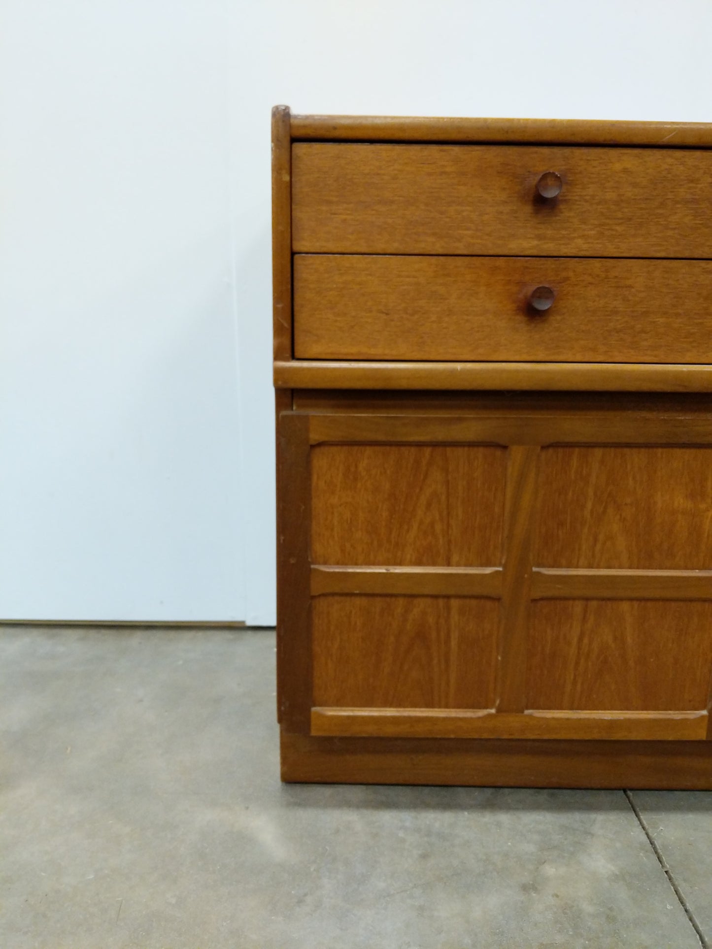 Vintage Mid Century Modern Teak Cabinet / Console by Nathan