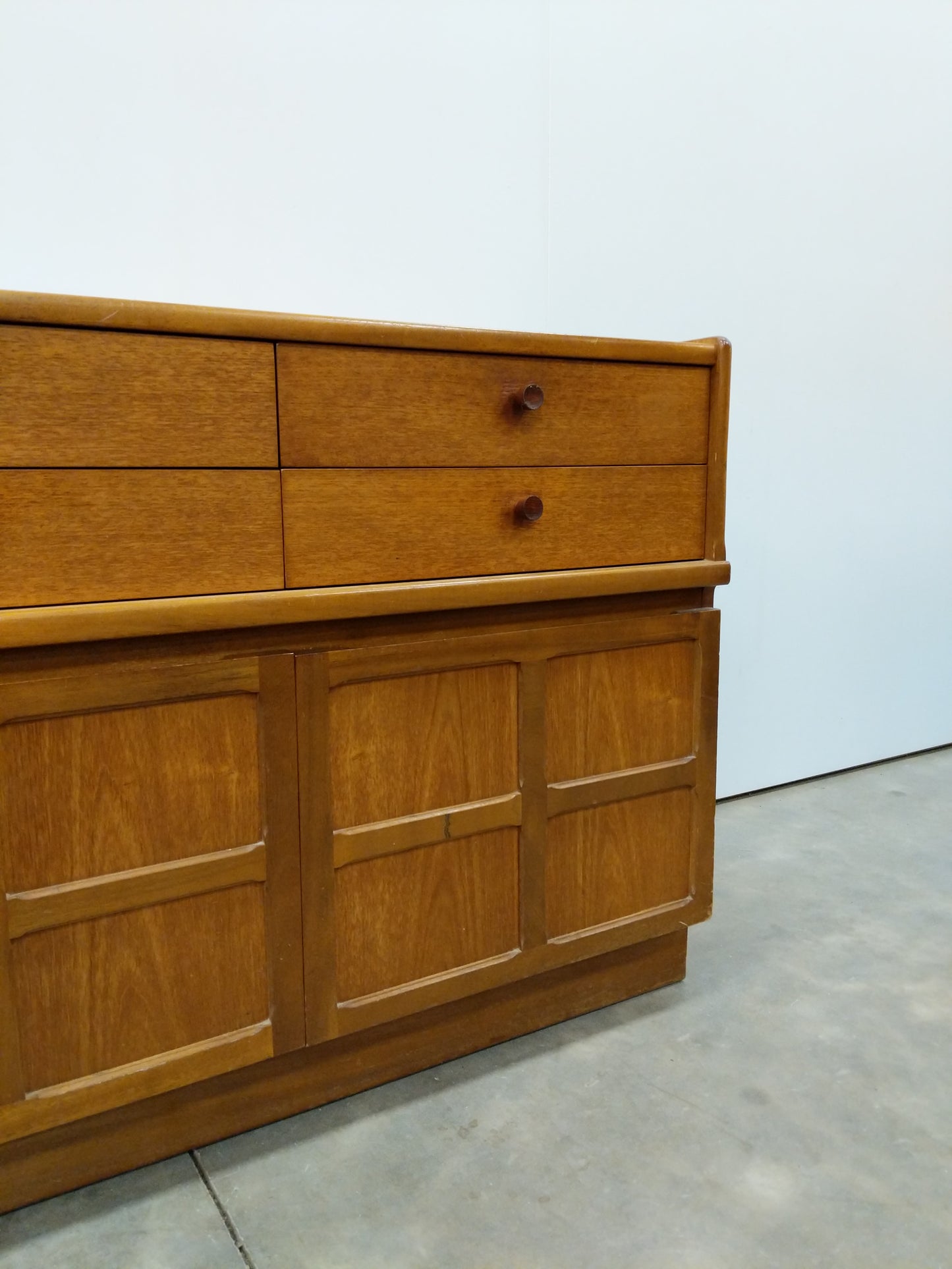 Vintage Mid Century Modern Teak Cabinet / Console by Nathan
