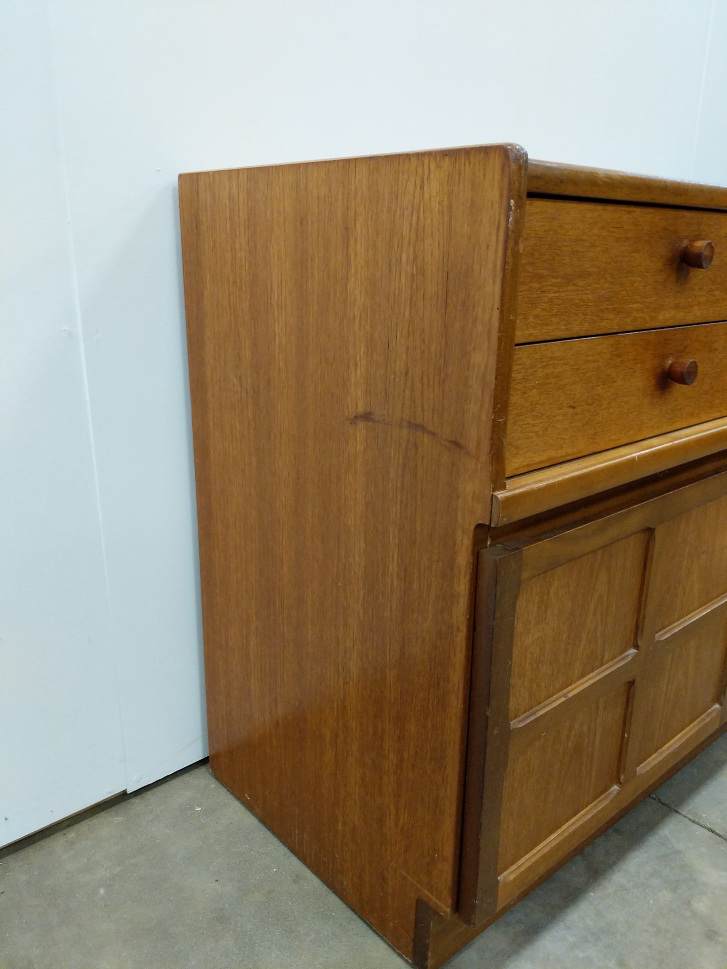 Vintage Mid Century Modern Teak Cabinet / Console by Nathan