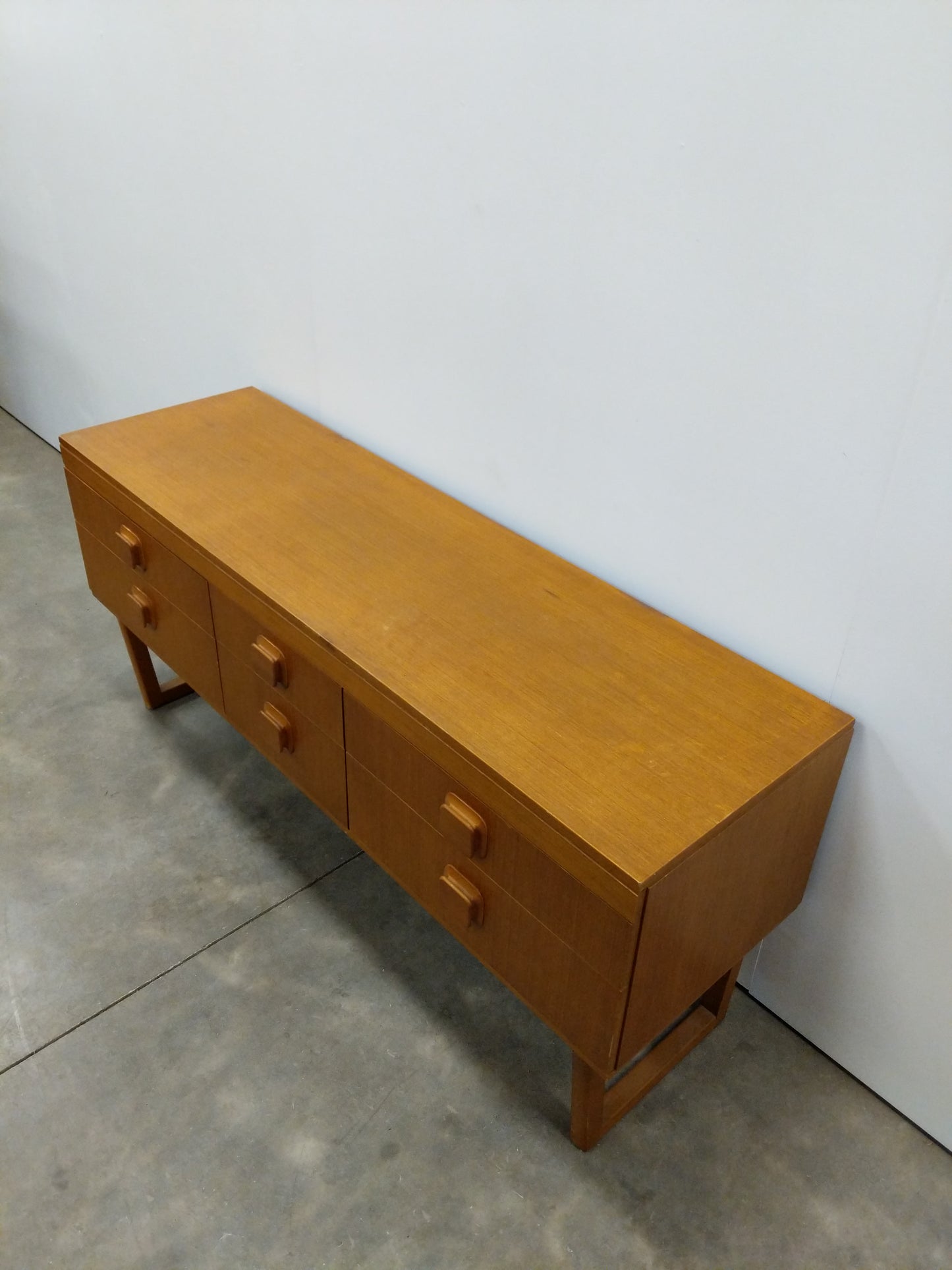 Vintage Mid Century Modern Teak Dresser