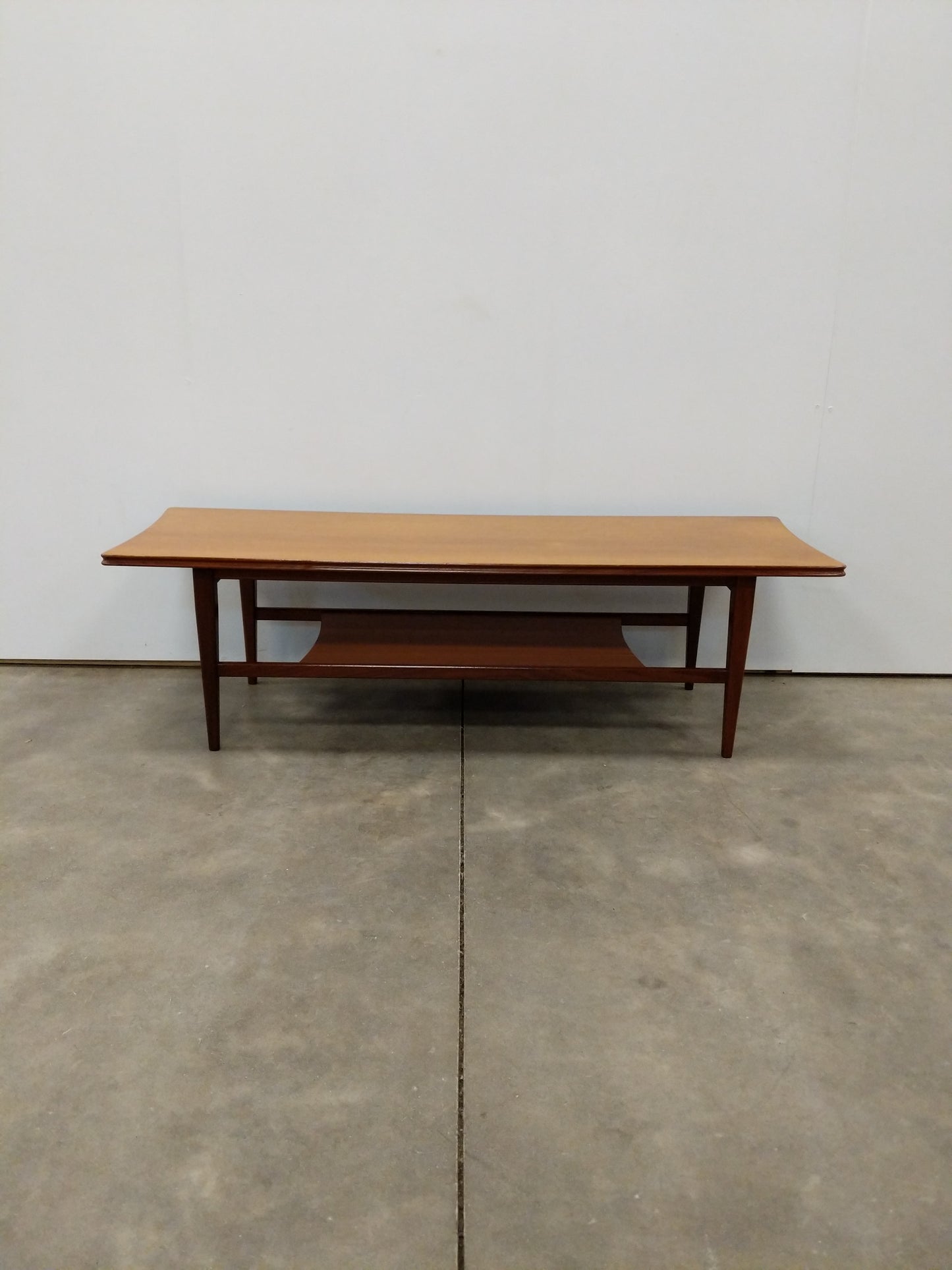 Vintage Mid Century Modern Teak Coffee Table by Richard Hornby