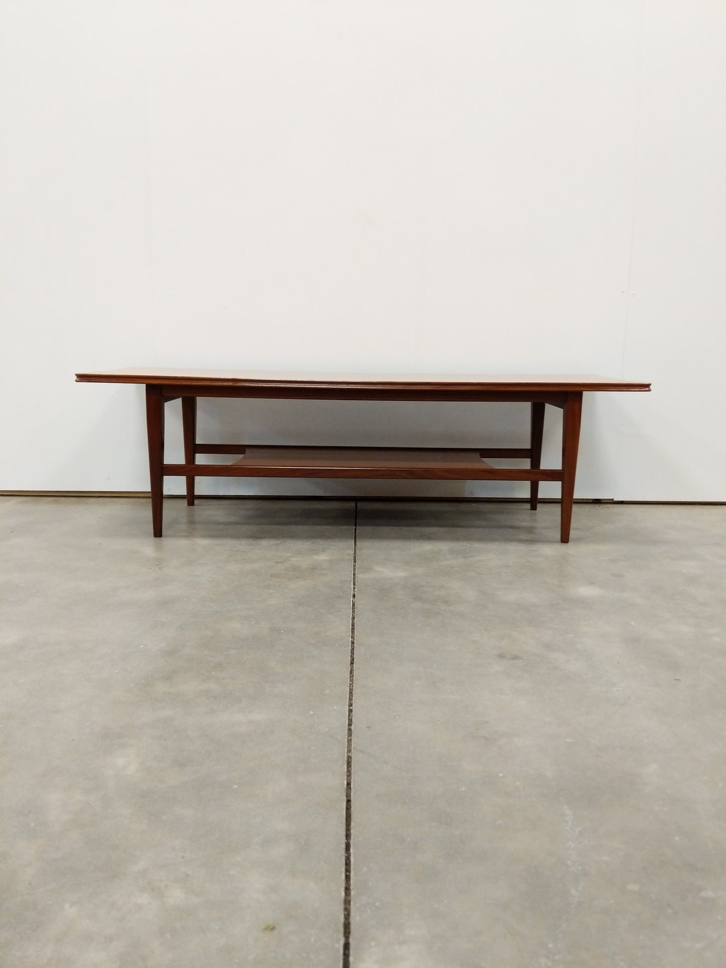 Vintage Mid Century Modern Teak Coffee Table by Richard Hornby