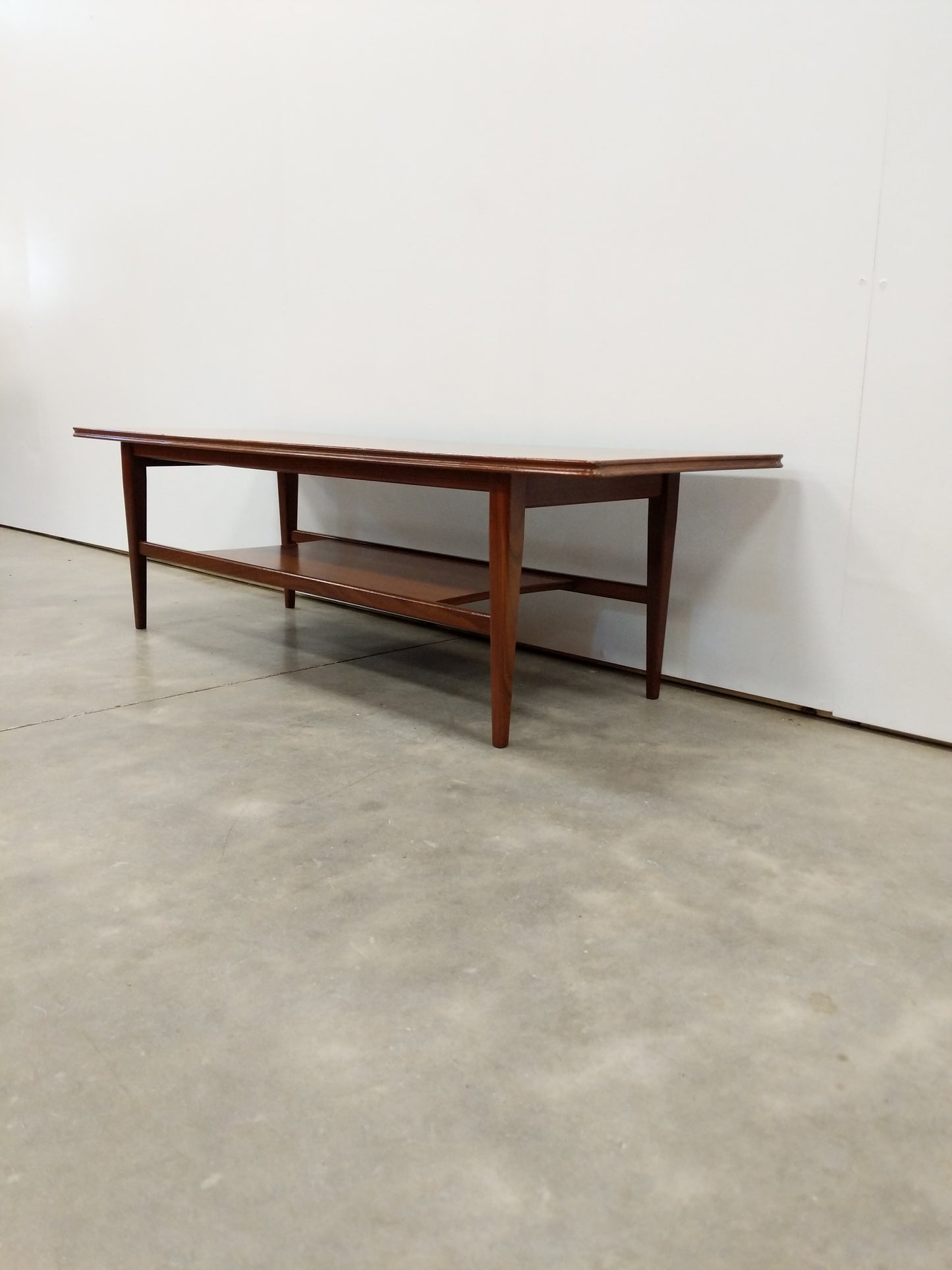 Vintage Mid Century Modern Teak Coffee Table by Richard Hornby