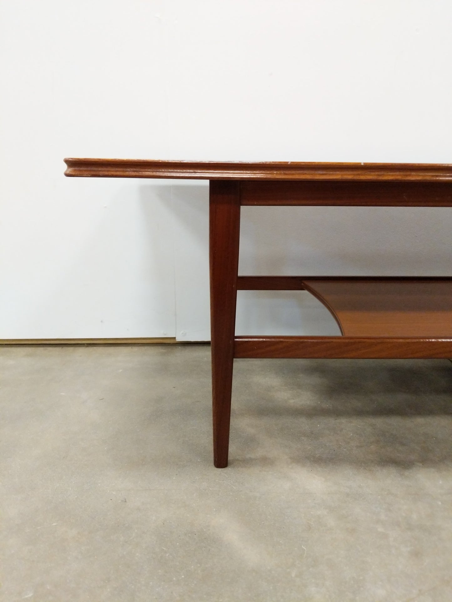 Vintage Mid Century Modern Teak Coffee Table by Richard Hornby