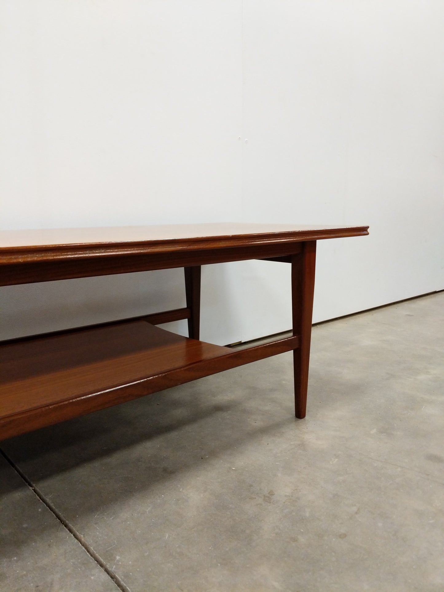Vintage Mid Century Modern Teak Coffee Table by Richard Hornby