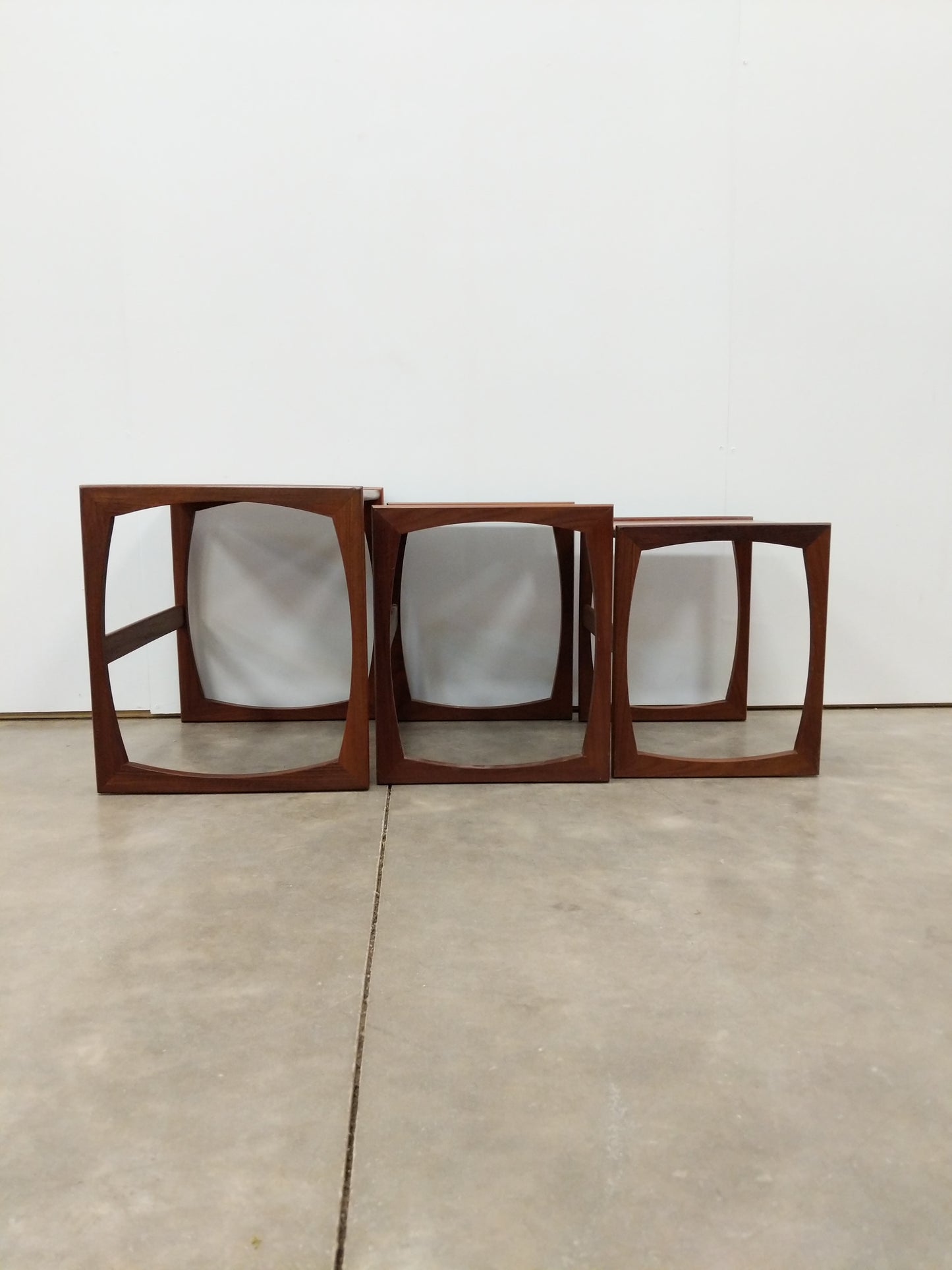 Set of Vintage Mid Century Modern Teak Nesting Tables by G Plan