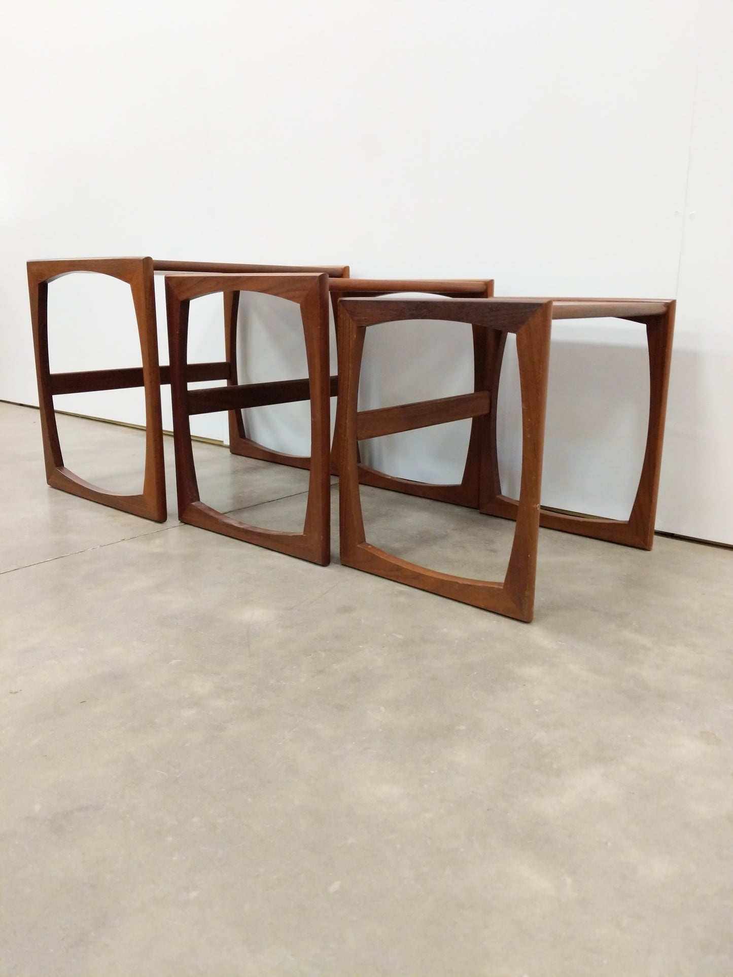 Set of Vintage Mid Century Modern Teak Nesting Tables by G Plan