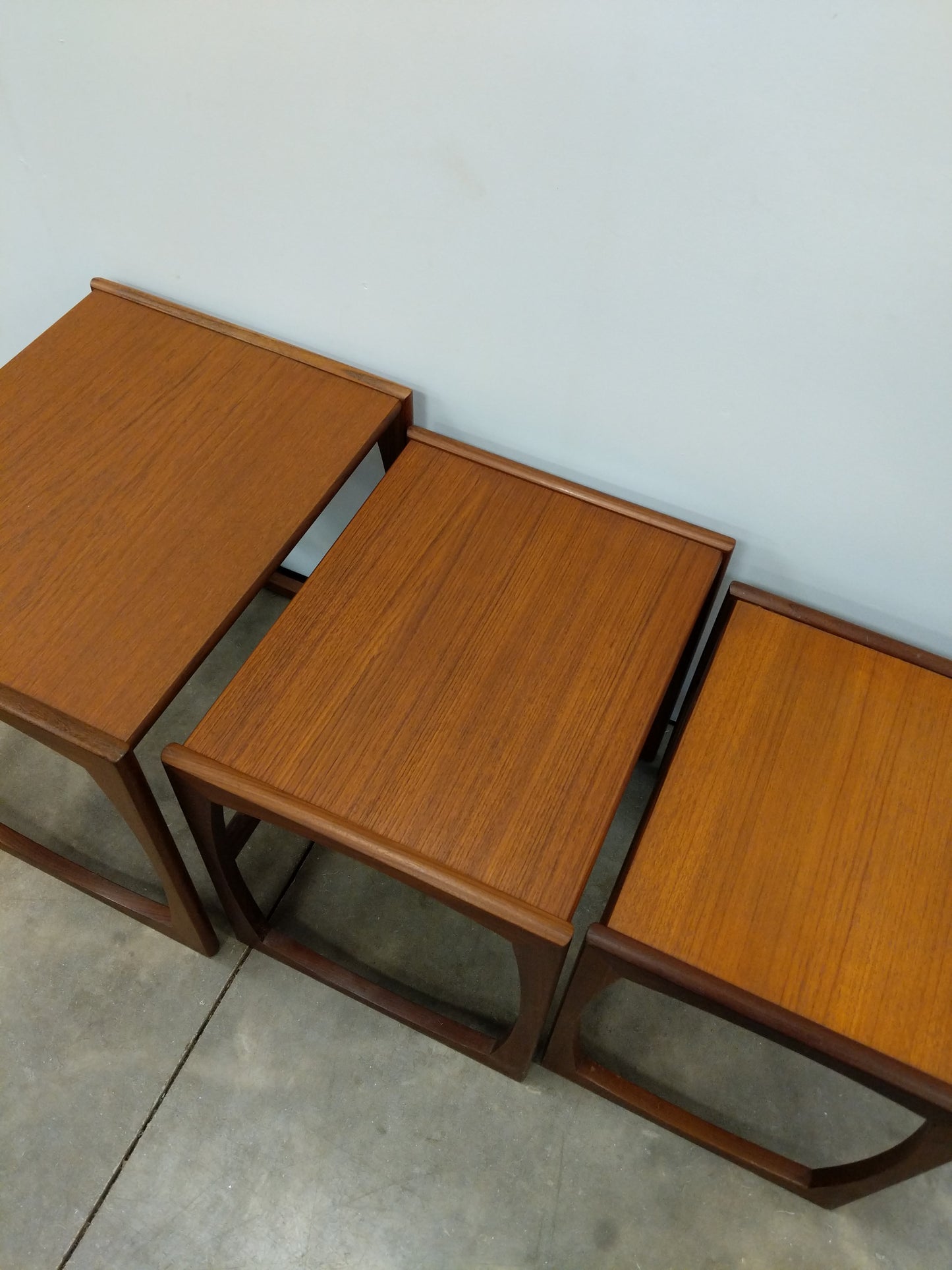 Set of Vintage Mid Century Modern Teak Nesting Tables by G Plan