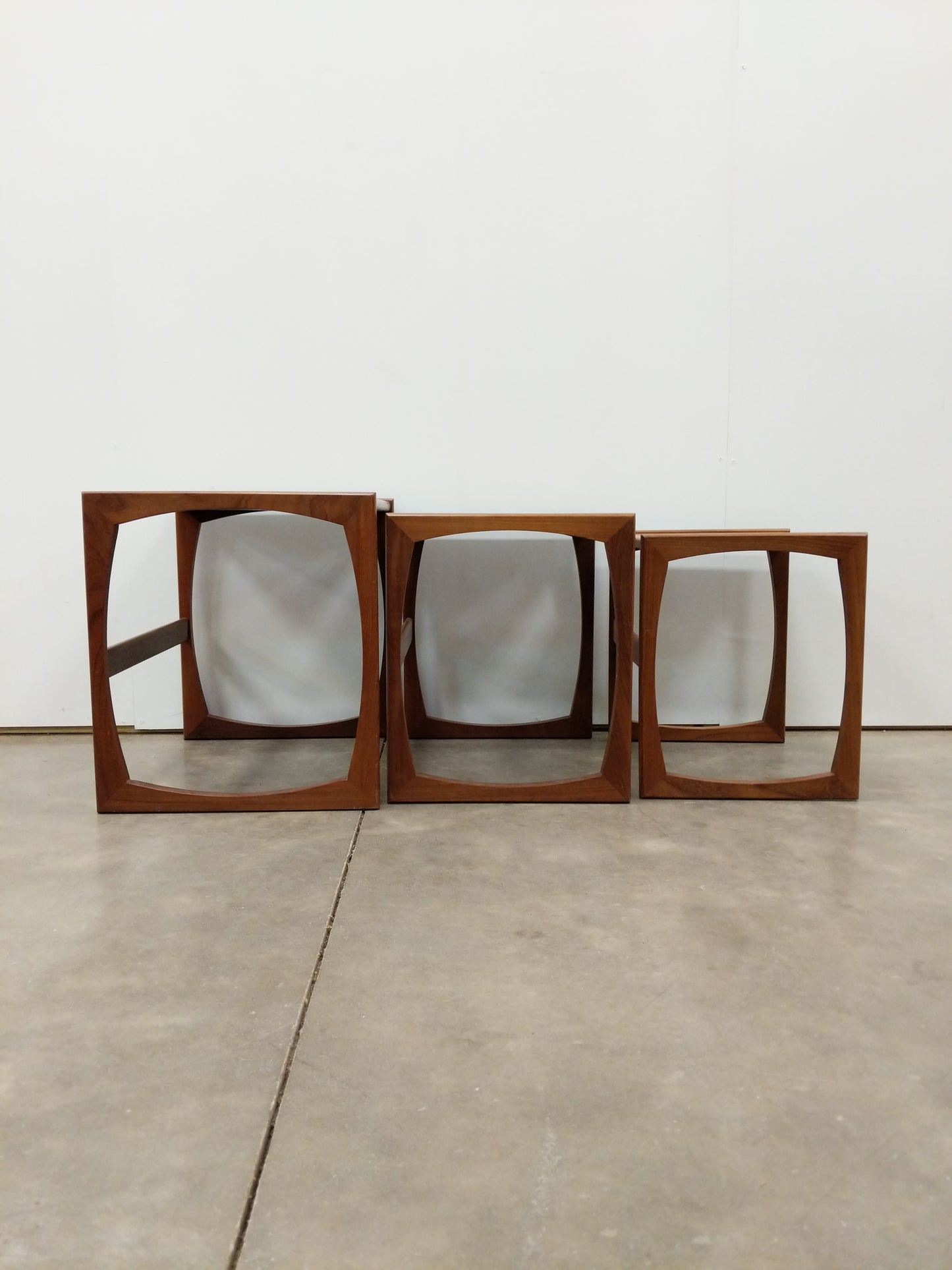 Set of Vintage Mid Century Modern Teak Nesting Tables by G Plan