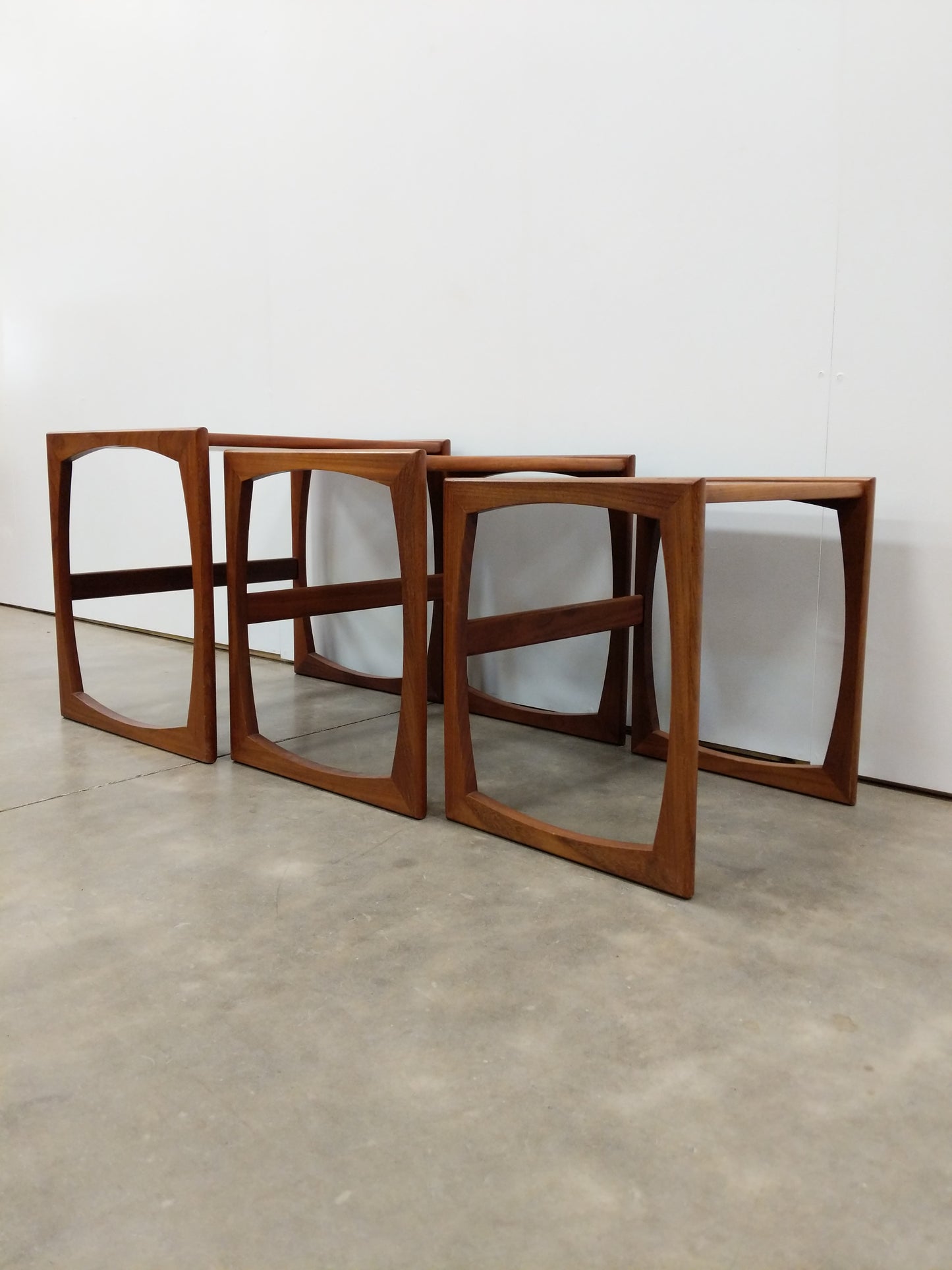 Set of Vintage Mid Century Modern Teak Nesting Tables by G Plan