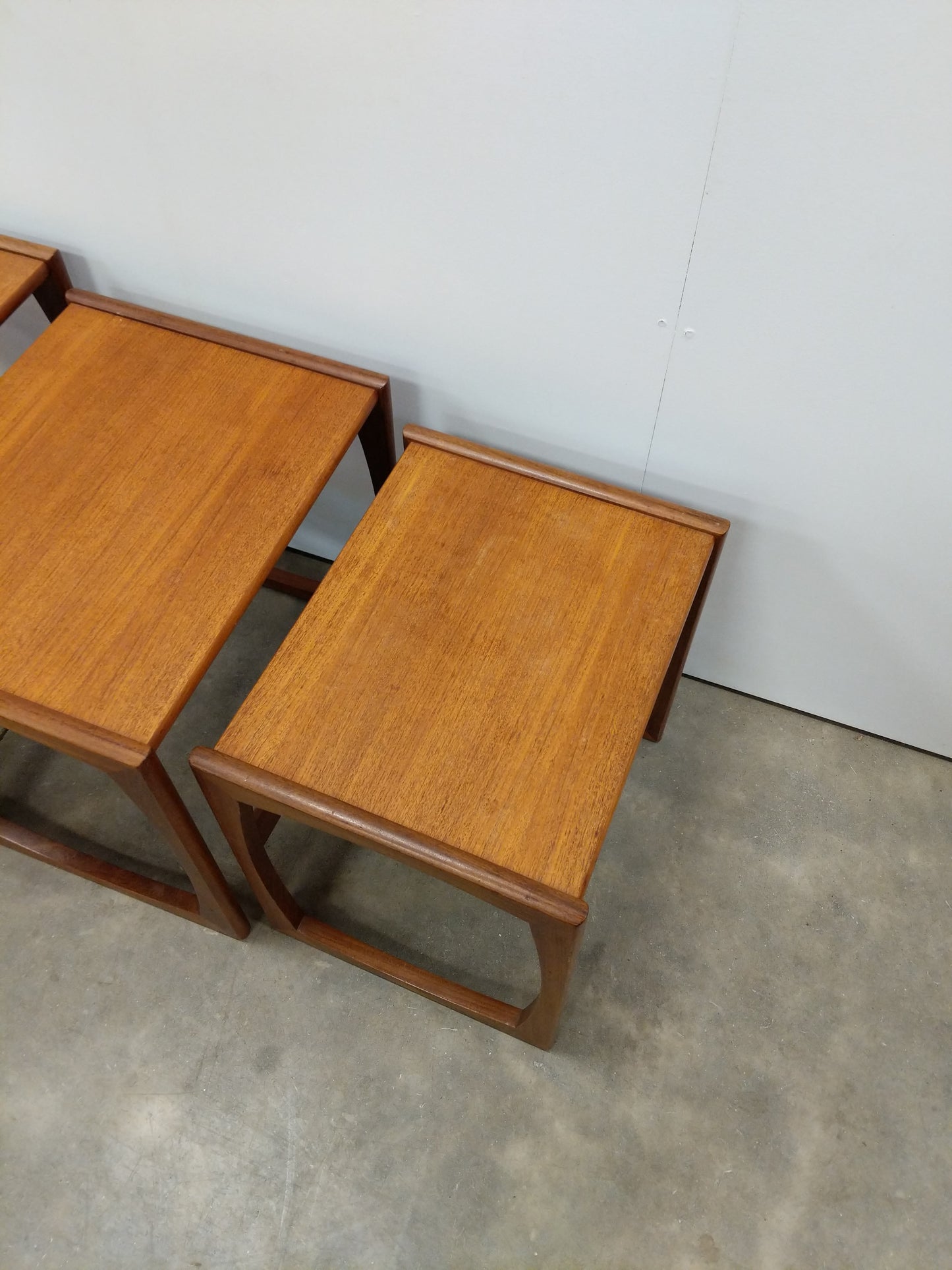 Set of Vintage Mid Century Modern Teak Nesting Tables by G Plan