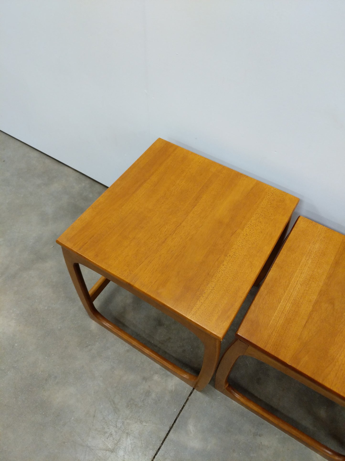 Set of Vintage Mid Century Modern Teak Nesting Tables