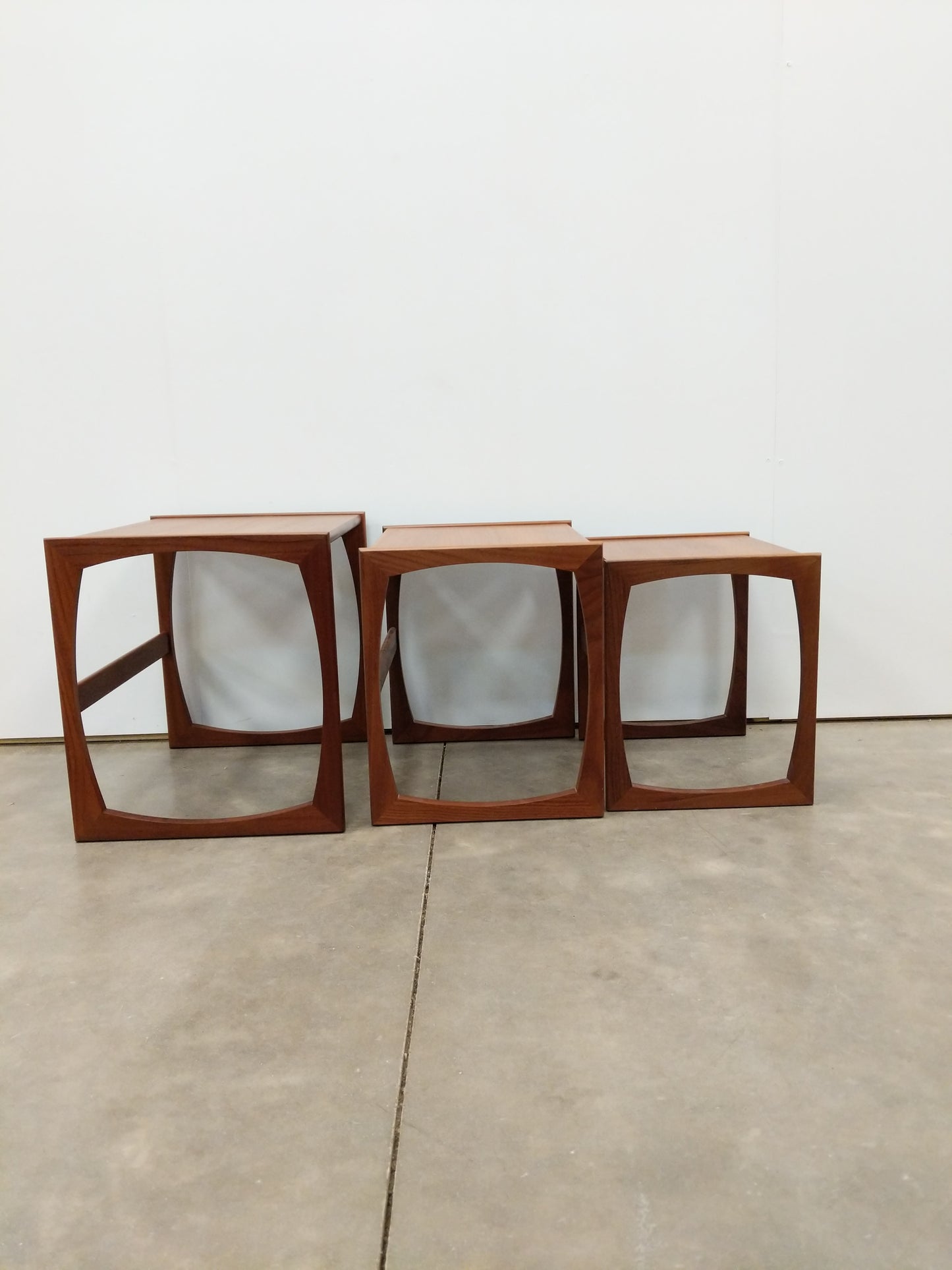 Set of Vintage Mid Century Modern Teak Nesting Tables by G Plan