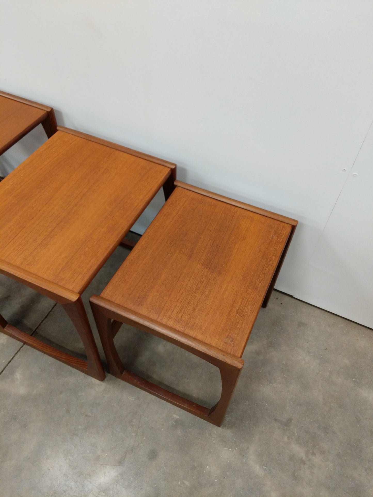 Set of Vintage Mid Century Modern Teak Nesting Tables by G Plan