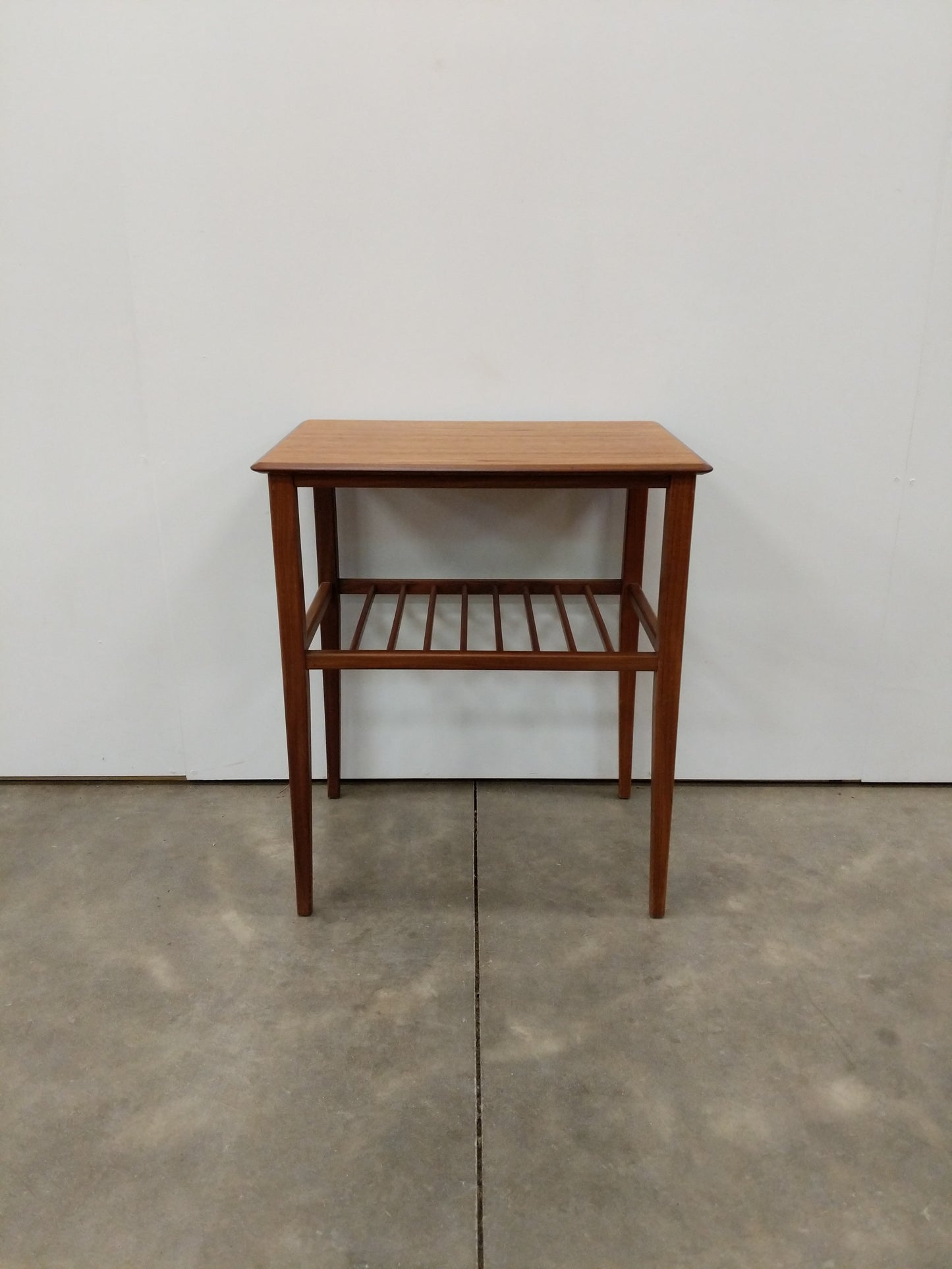 Vintage Mid Century Modern Teak Side Table