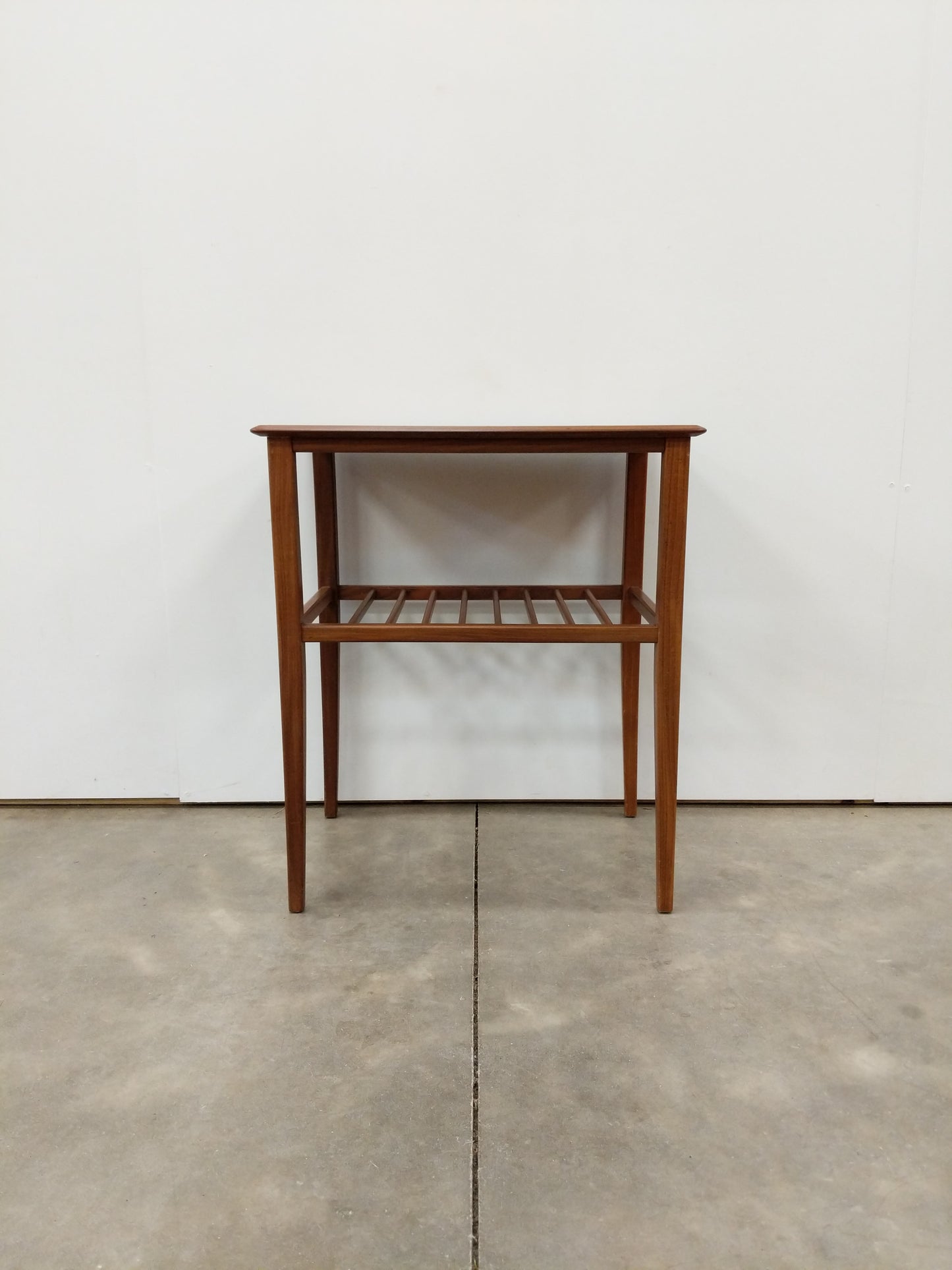Vintage Mid Century Modern Teak Side Table