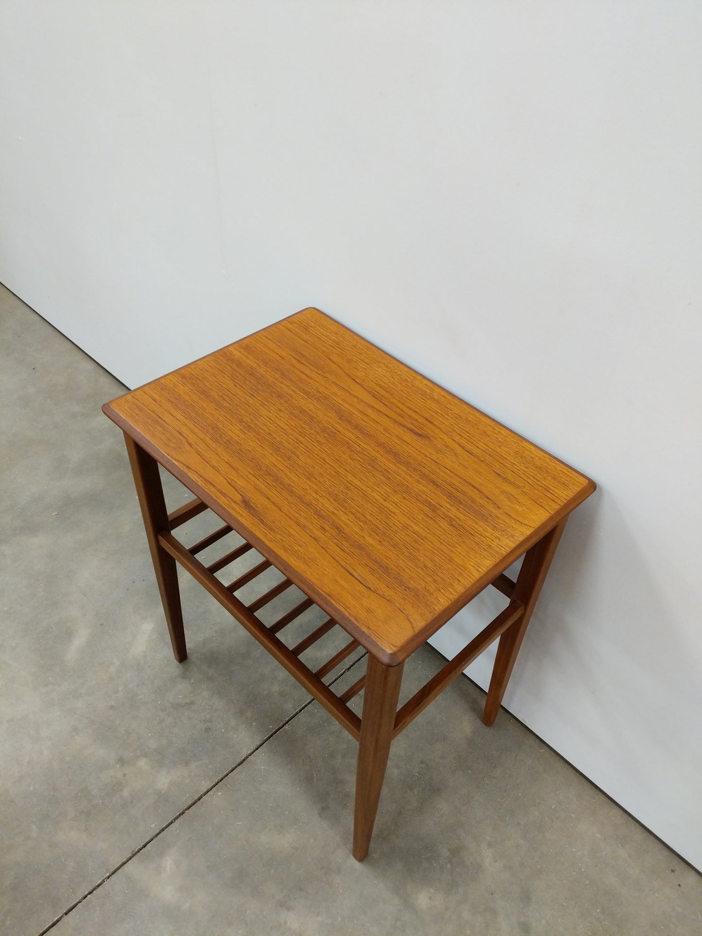 Vintage Mid Century Modern Teak Side Table