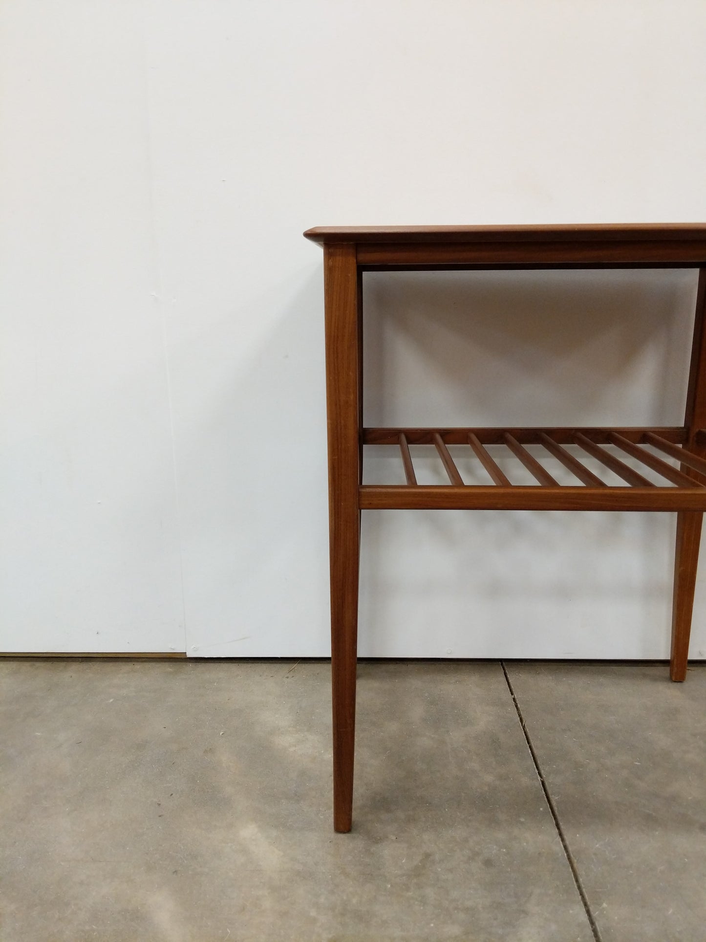 Vintage Mid Century Modern Teak Side Table